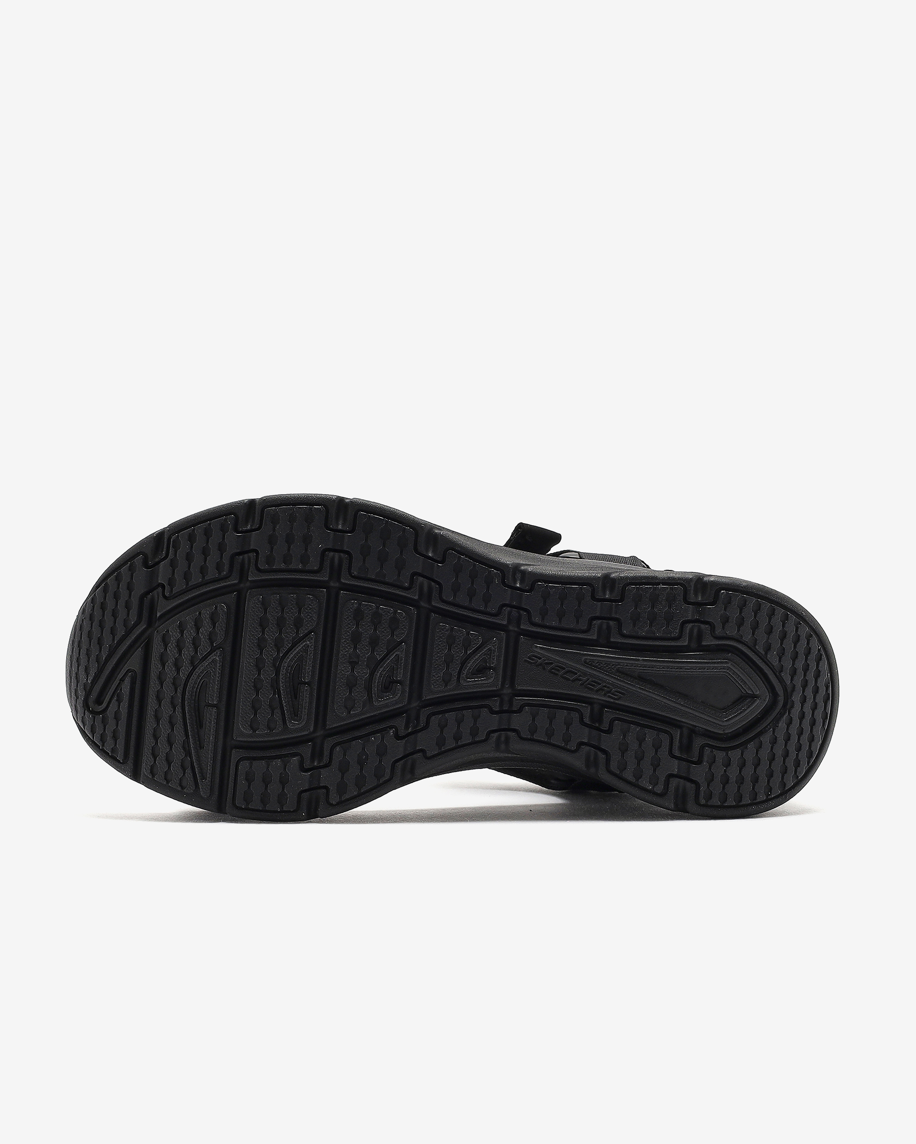 Skechers D'lux Walker - Pretty Field 119822 BBK Kadın Siyah Sandalet