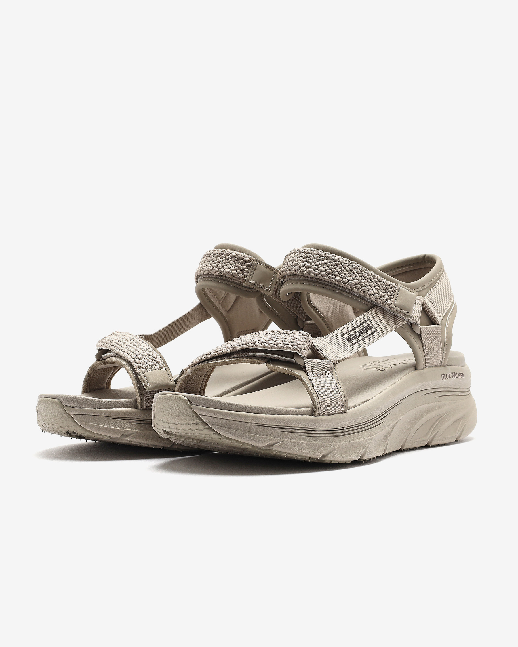 Skechers D'lux Walker - Pretty Field 119822 TPE Kadın Bej Sandalet