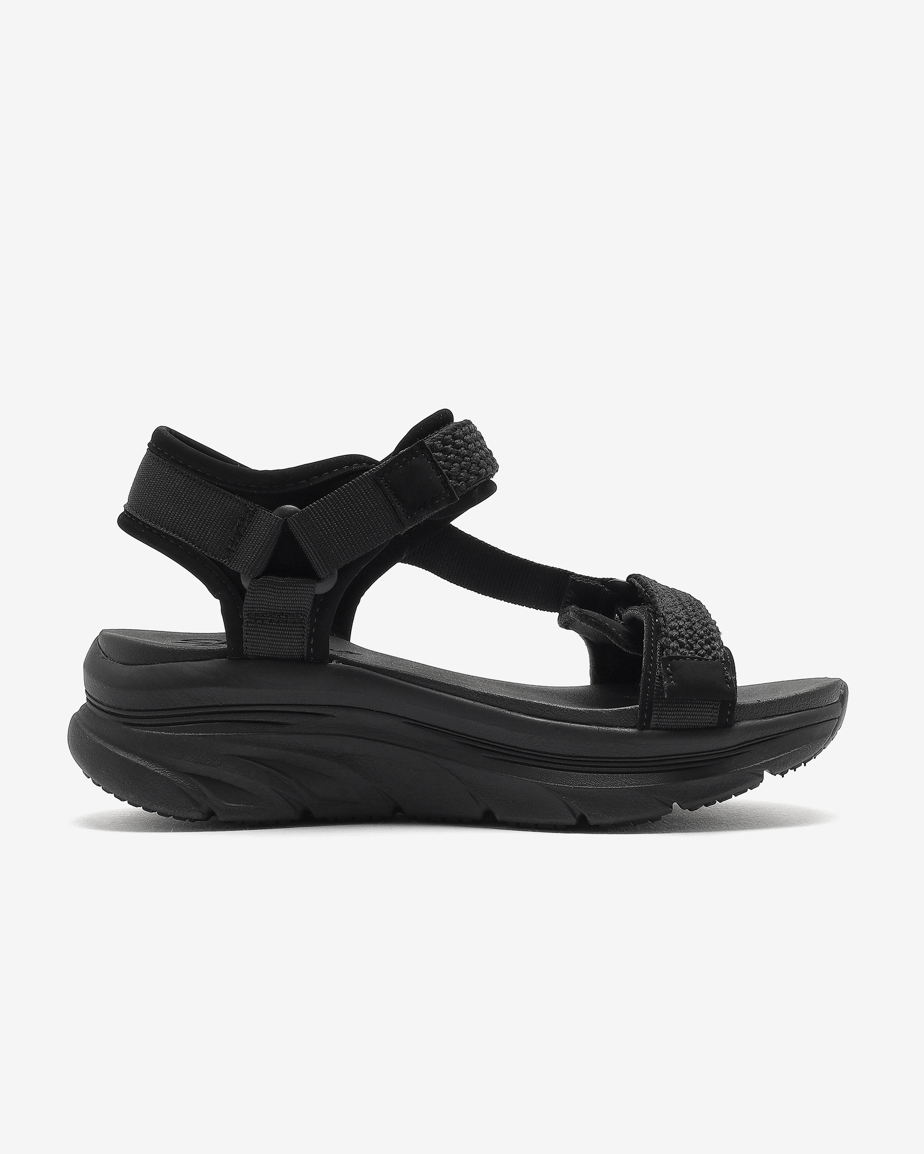 Skechers D'lux Walker - Pretty Field 119822 BBK Kadın Siyah Sandalet
