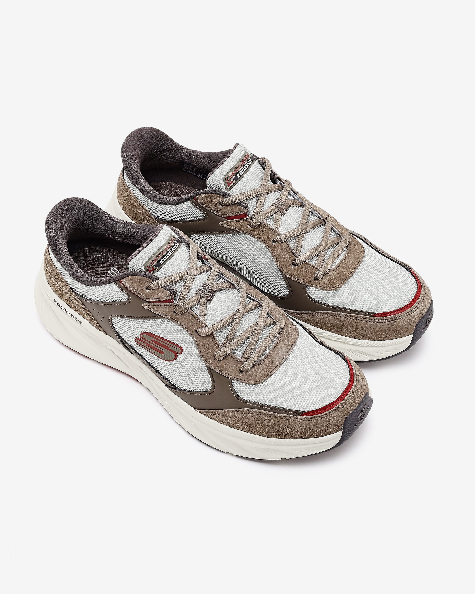Skechers Edgeride Erlon 232947TK BRMT Erkek Kahverengi Spor Ayakkabı