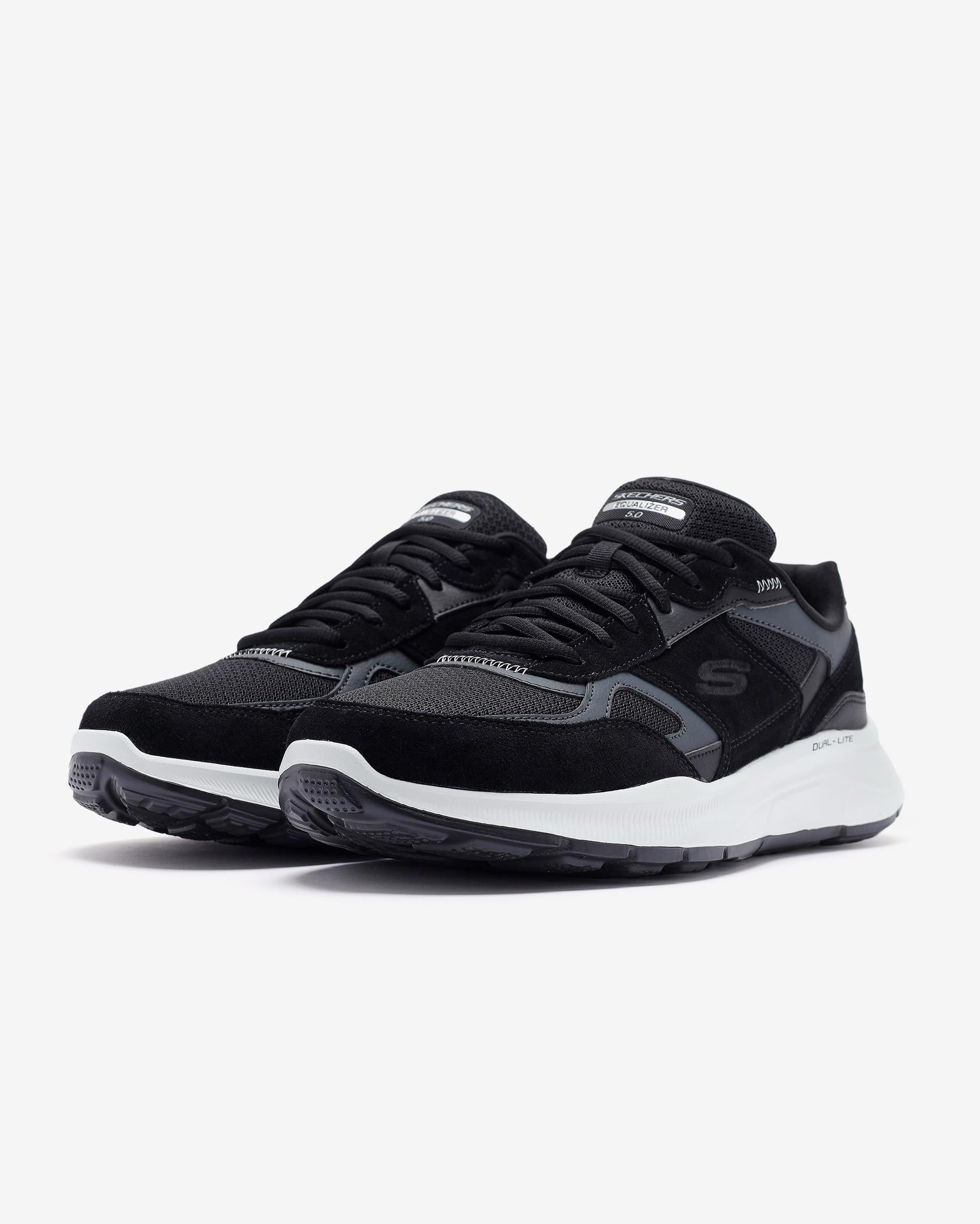 Skechers Equalizer 5.0 - Rondor 232613 BKW Erkek Siyah Spor Ayakkabı