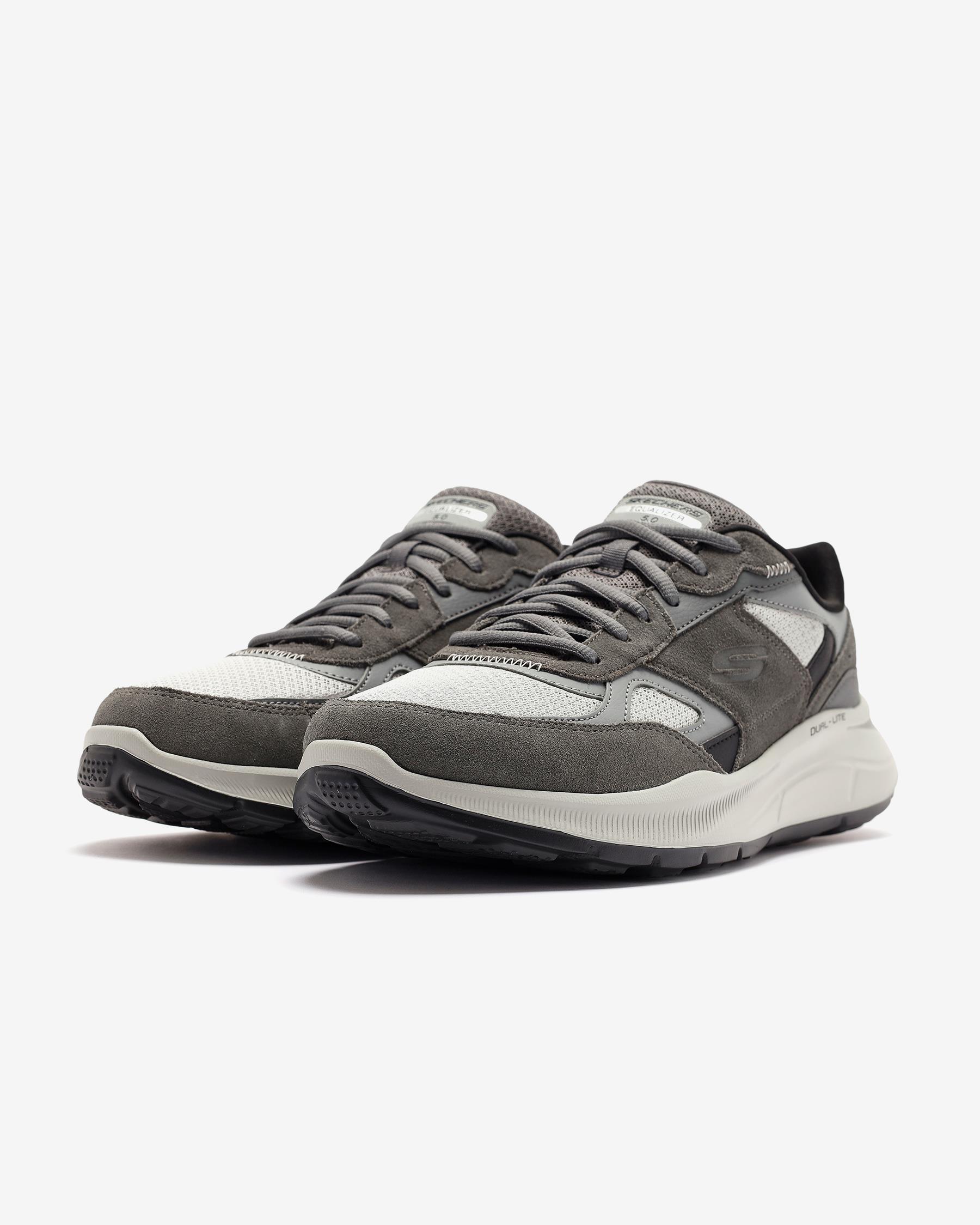 Skechers Equalizer 5.0 - Rondor 232613 CCGY Erkek Gri Spor Ayakkabı
