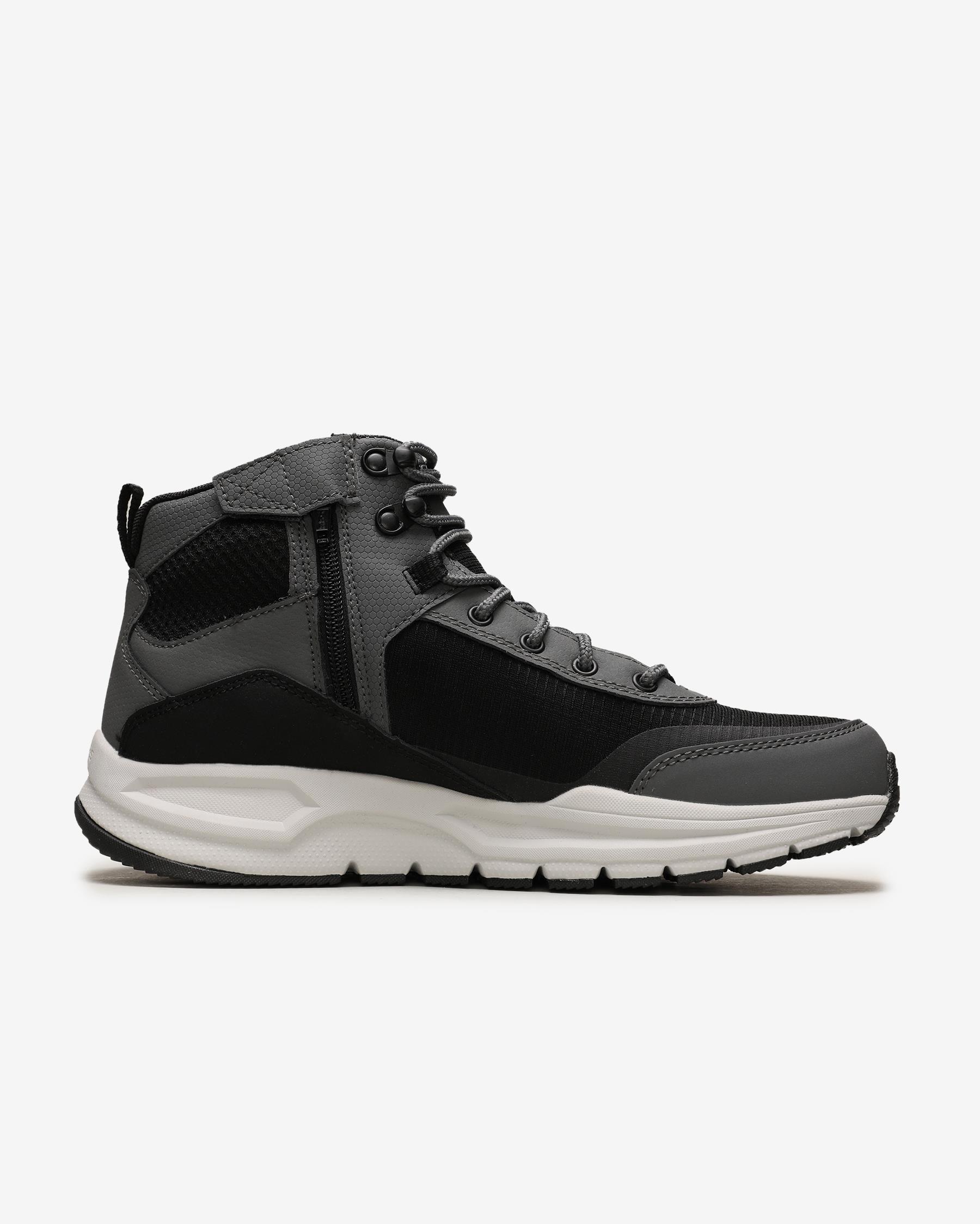 Skechers Escape Plan 2.0 - Woodrock 51705 GYBK Erkek Gri Outdoor Bot