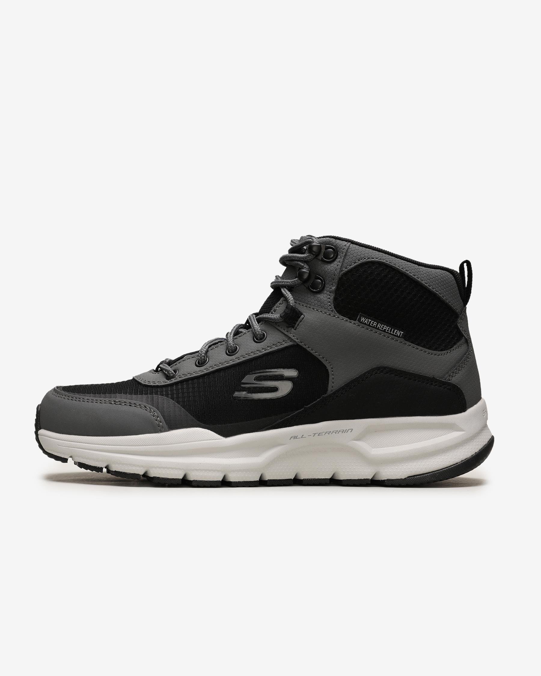 Skechers Escape Plan 2.0 - Woodrock 51705 GYBK Erkek Gri Outdoor Bot