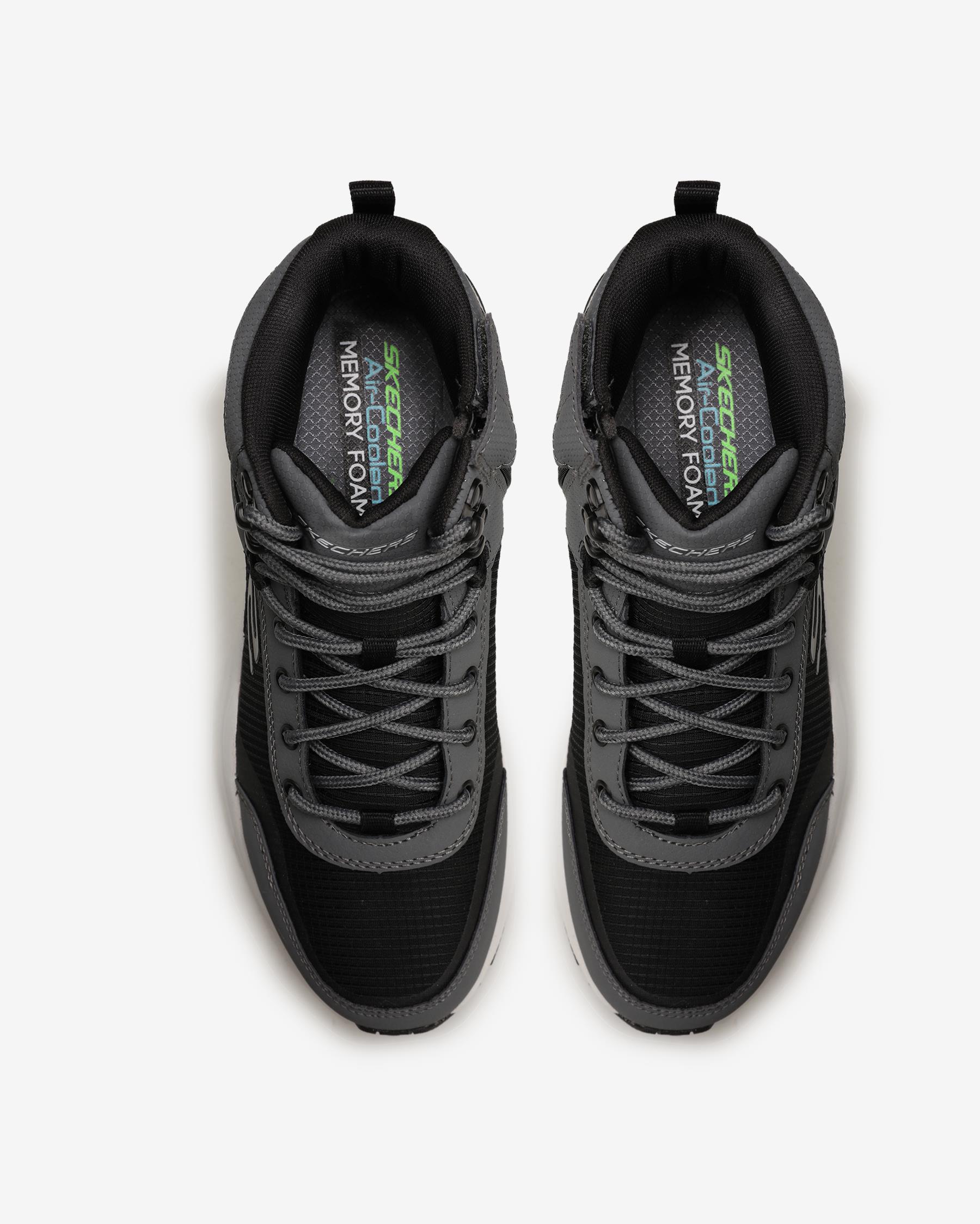 Skechers Escape Plan 2.0 - Woodrock 51705 GYBK Erkek Gri Outdoor Bot