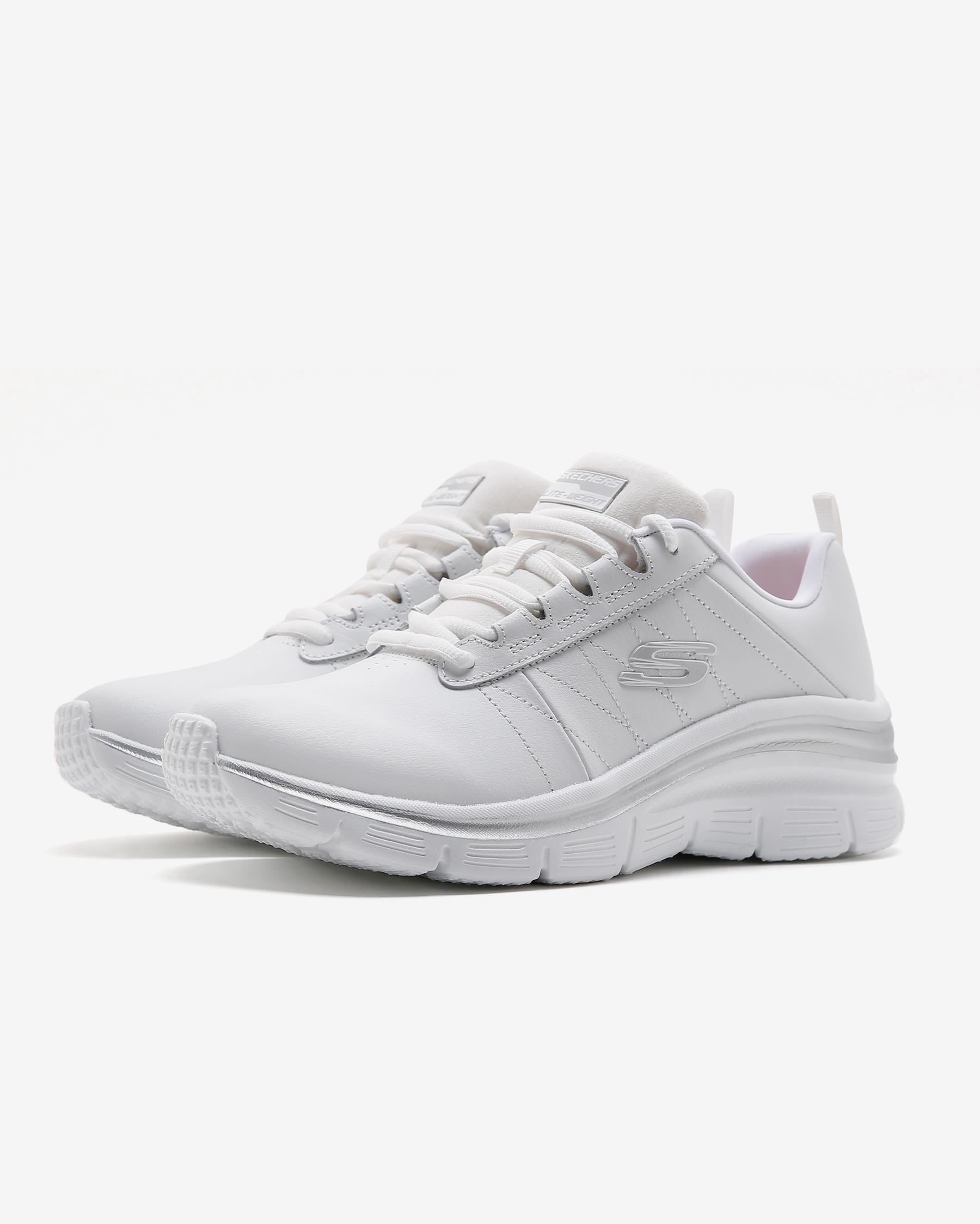 Skechers Fashion Fit - Effortless 149473TK WSL Kadın Beyaz Günlük Ayakkabı