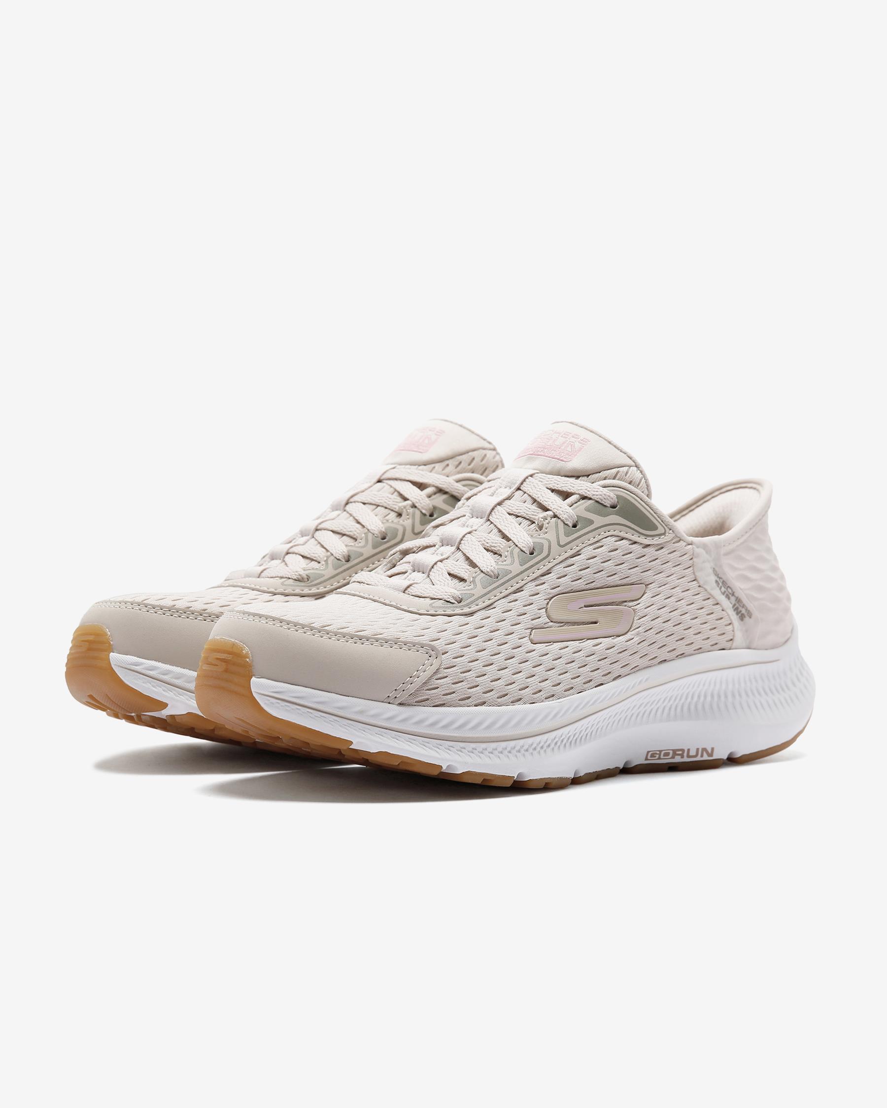 Skechers Go Run Consistent 2.0 - Endure 128615 NTPK Kadın Bej Koşu Ayakkabısı