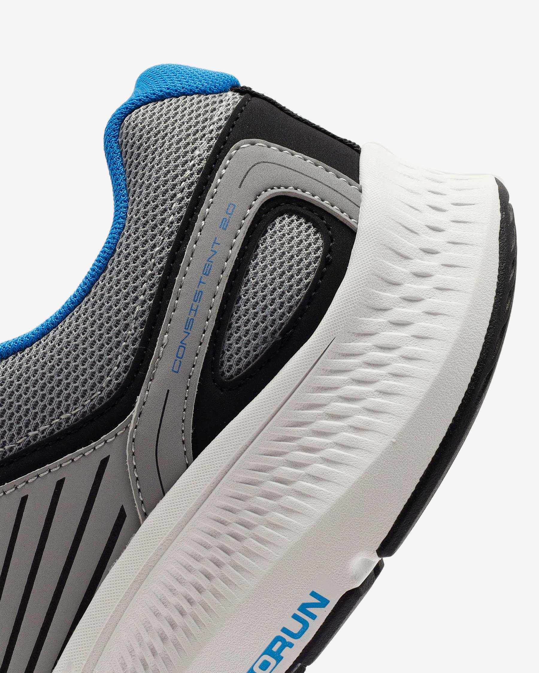 Skechers Go Run Consistent 2.0 220866 GYBK Erkek Gri Koşu Ayakkabısı