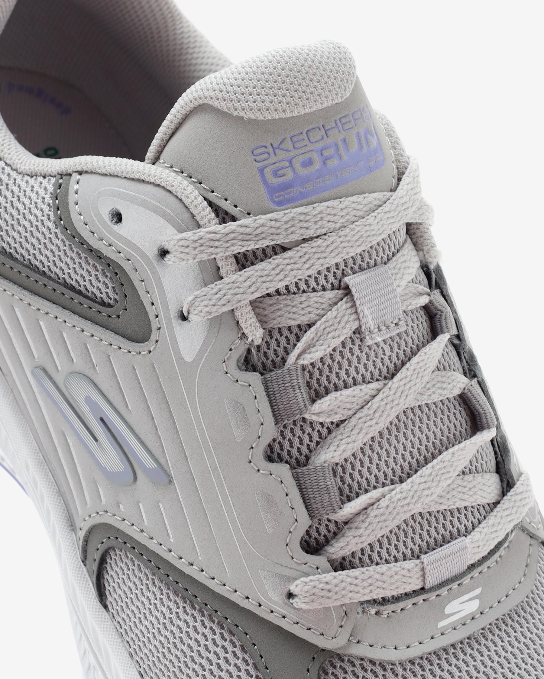Skechers Go Run Consistent 2.0  -  Advantage Kadın Gri Koşu Ayakkabısı