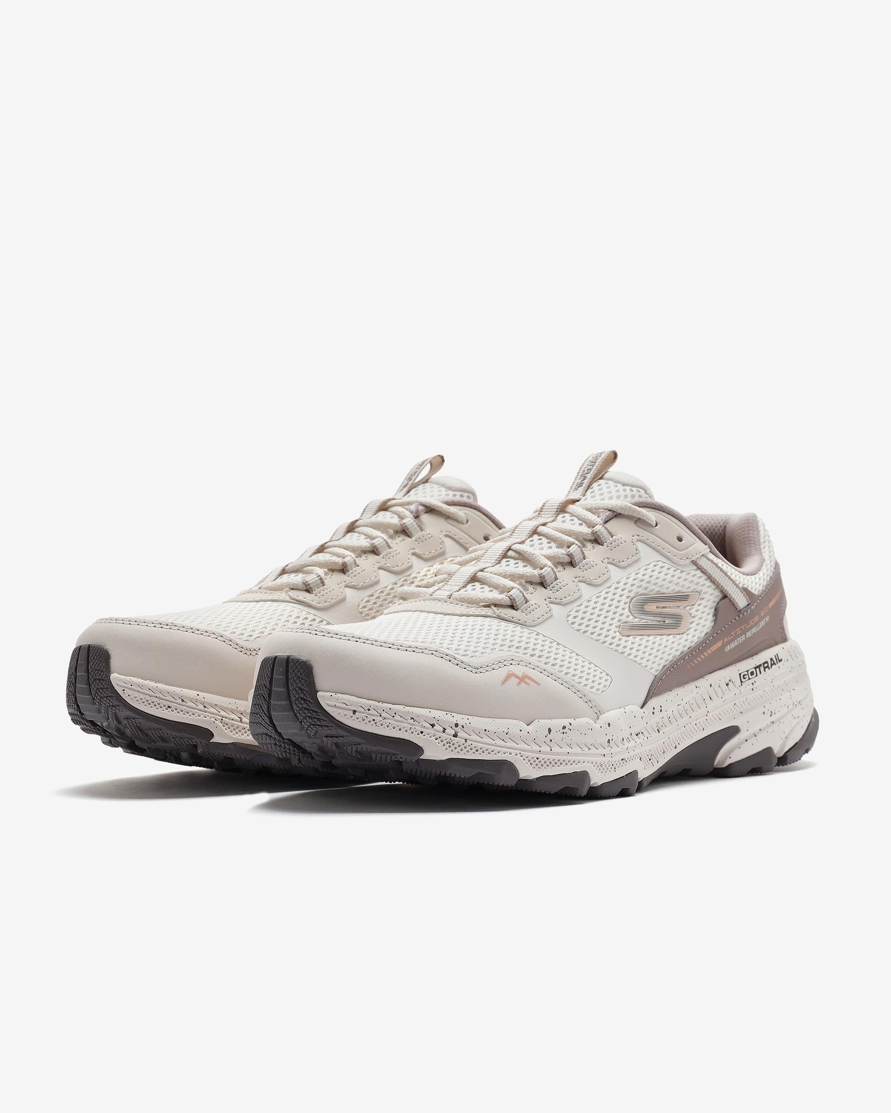 Skechers Go Run Trail Altitude 2.0 - Ravine 129525 NTTP Kadın Bej Outdoor Koşu Ayakkabısı