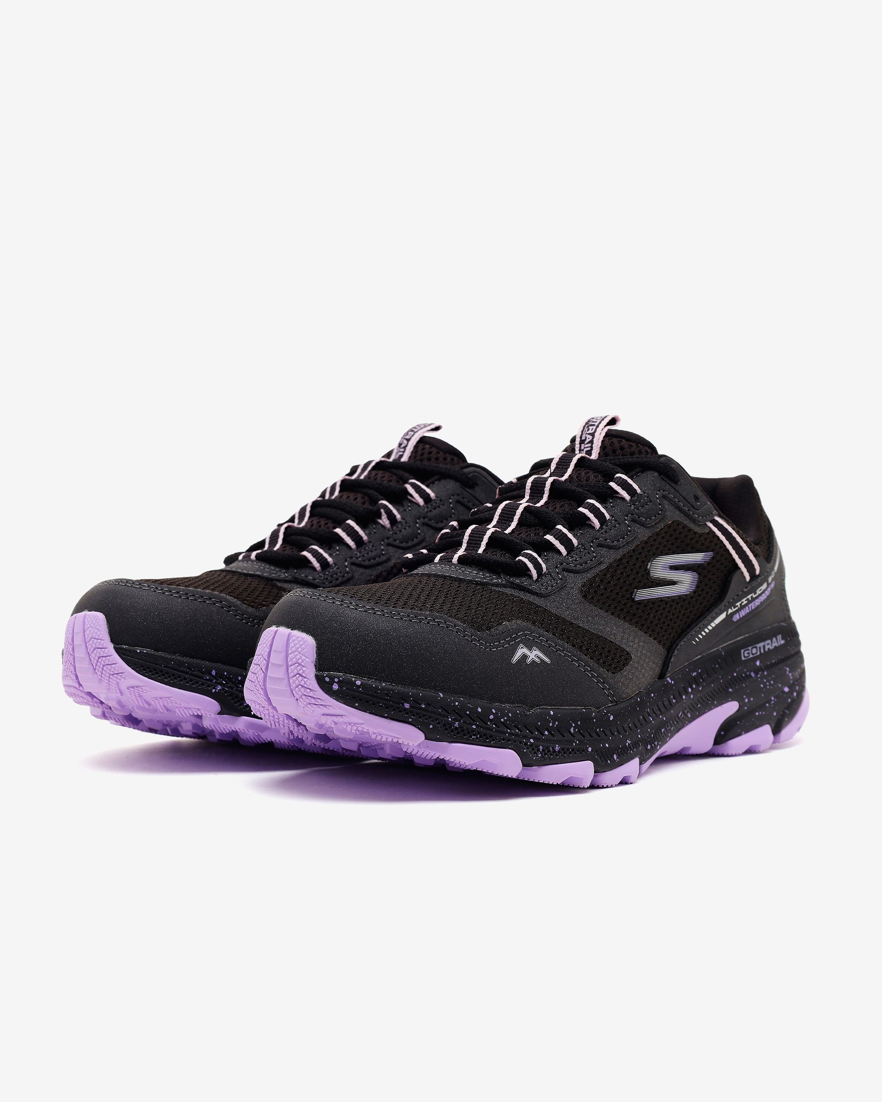 Skechers Go Run Trail Altitude 2.0 - Ravine 180451 BKLV Kadın Siyah Outdoor Ayakkabı