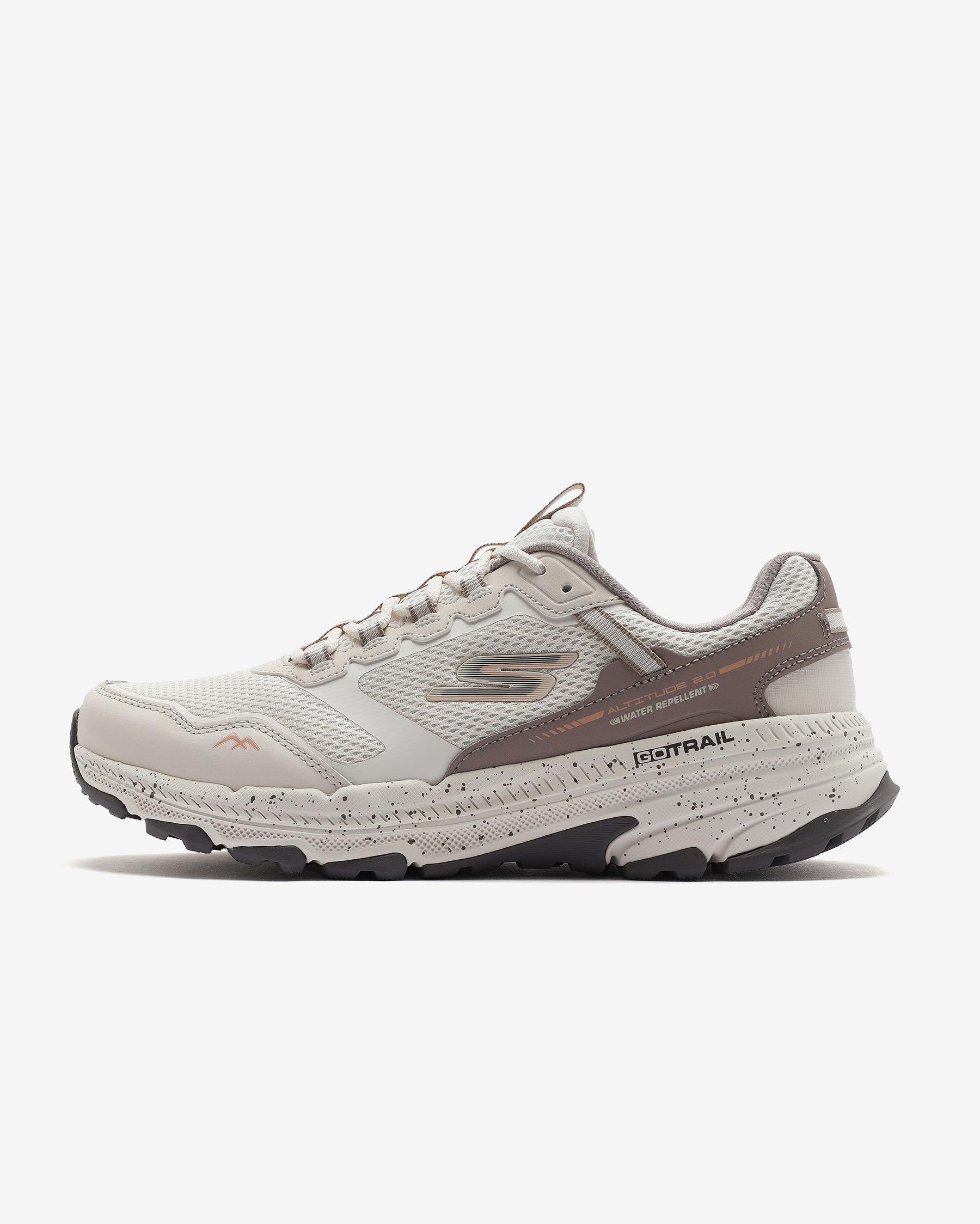 Skechers Go Run Trail Altitude 2.0 - Ravine 129525 NTTP Kadın Bej Outdoor Koşu Ayakkabısı
