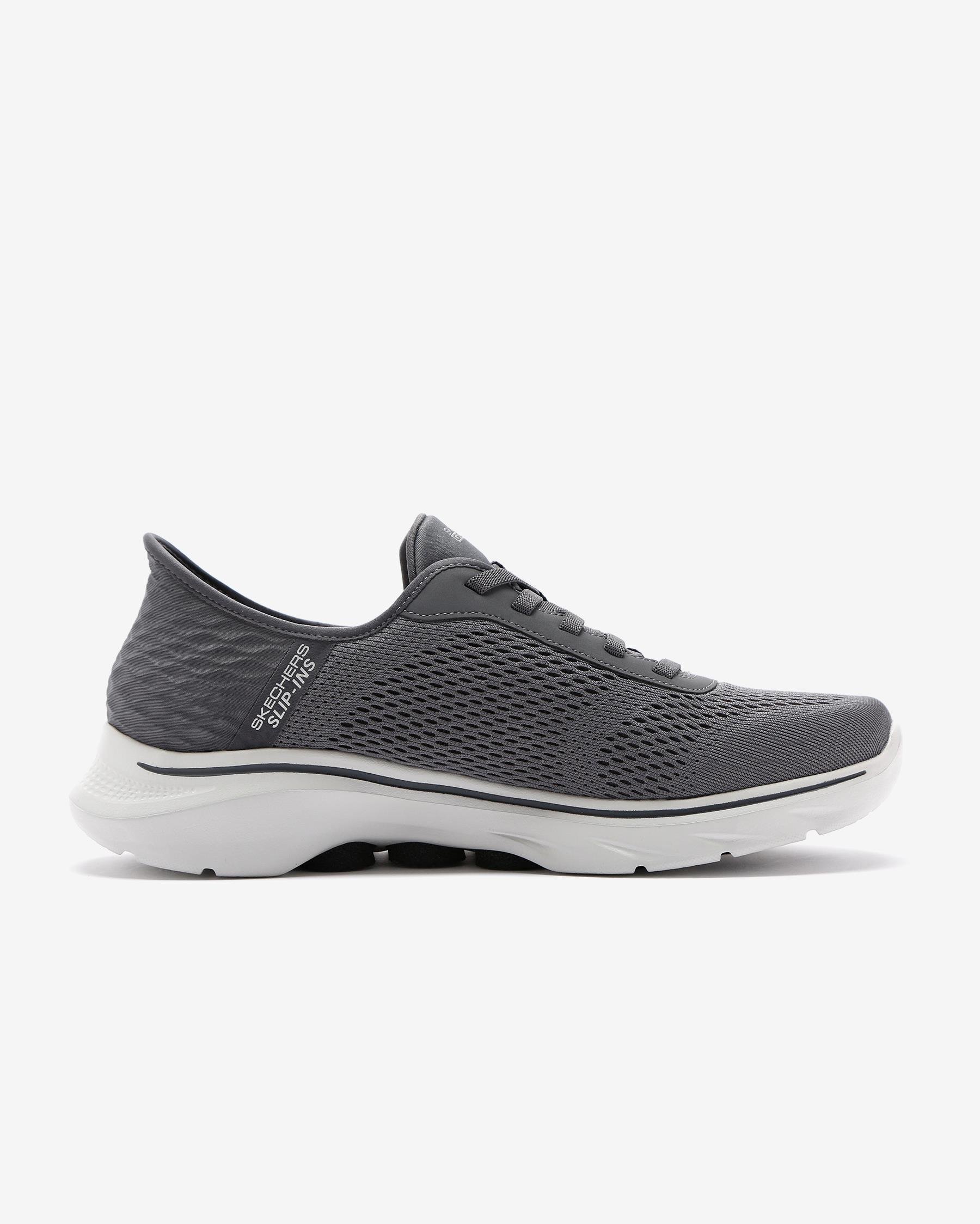 Skechers Go Walk 7 - Free Hand 2 216648 CCBK Erkek Gri Yürüyüş Ayakkabısı