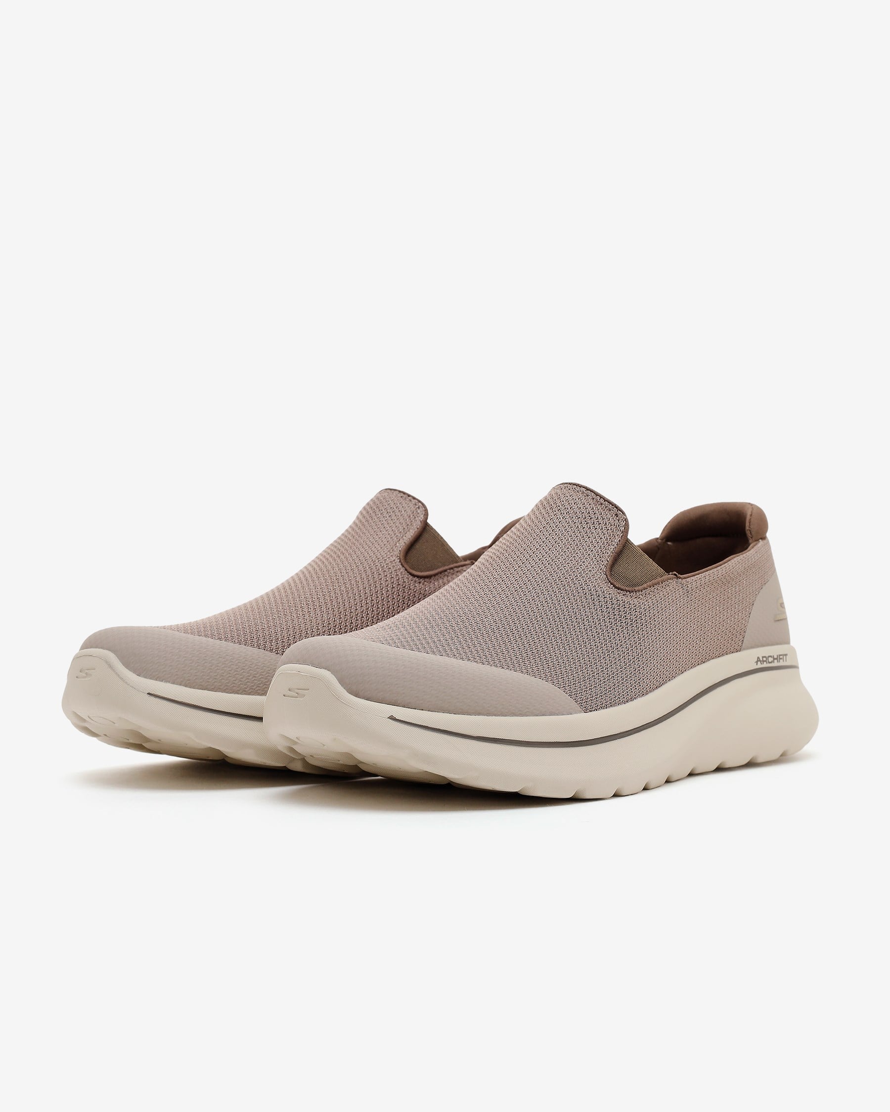Skechers Go Walk Arch Fit N-joy 217074TK TPE Erkek Bej Yürüyüş Ayakkabısı