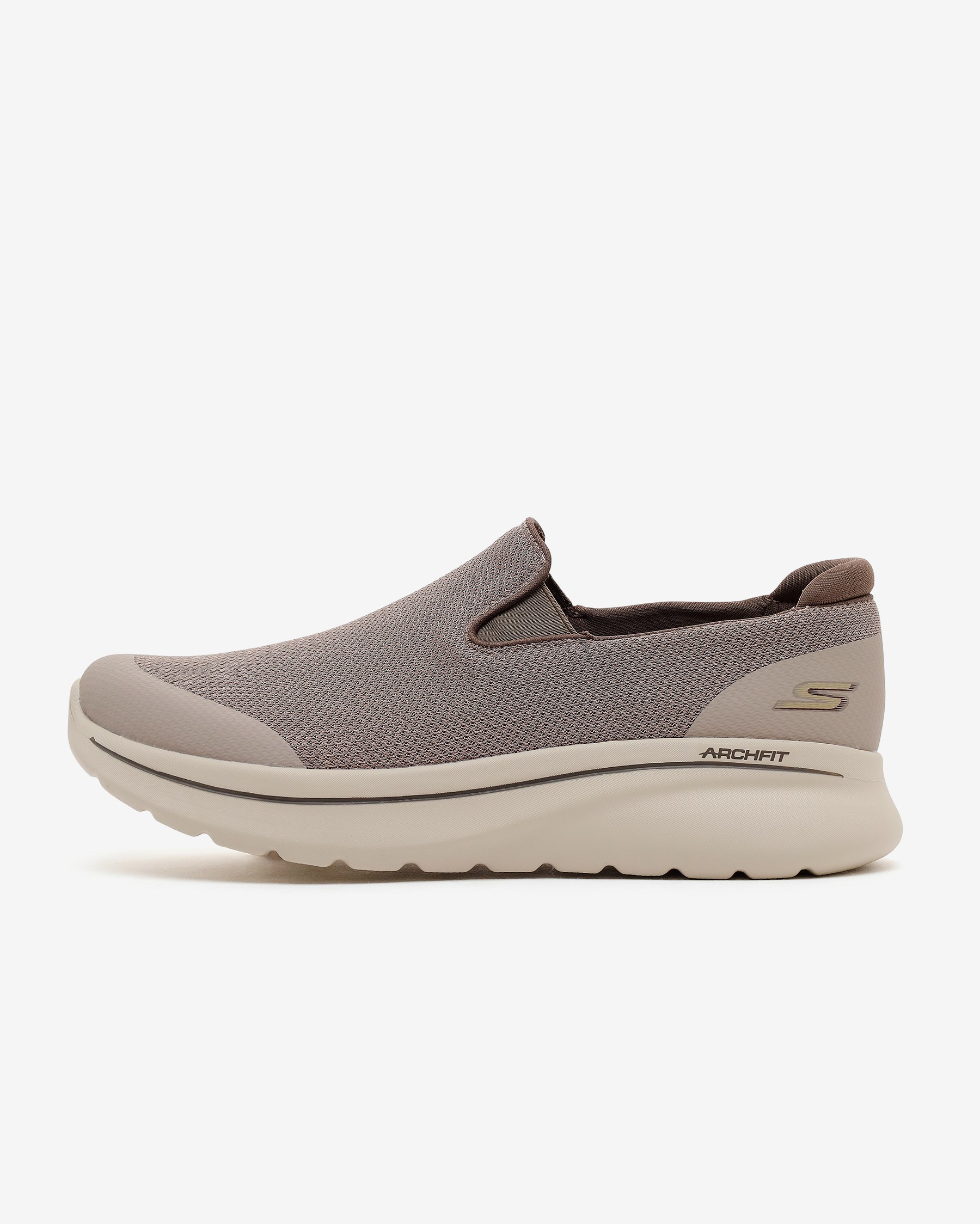 Skechers Go Walk Arch Fit N-joy 217074TK TPE Erkek Bej Yürüyüş Ayakkabısı