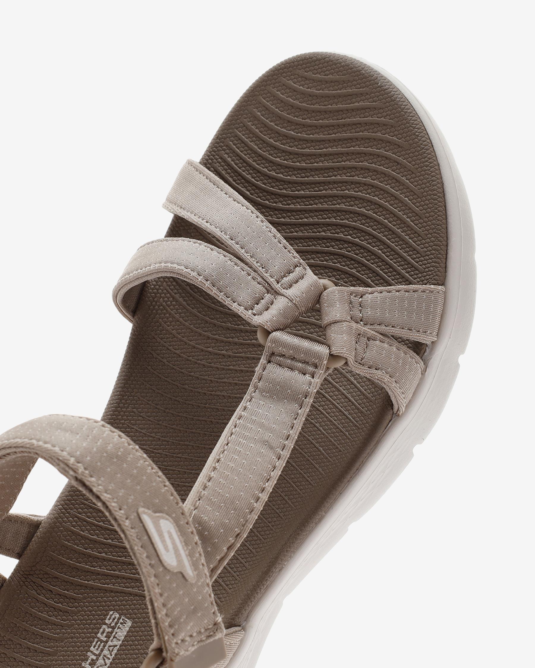 Skechers Go Walk Flex Sandal - Sublime 141451 TPE Kadın Bej Sandalet