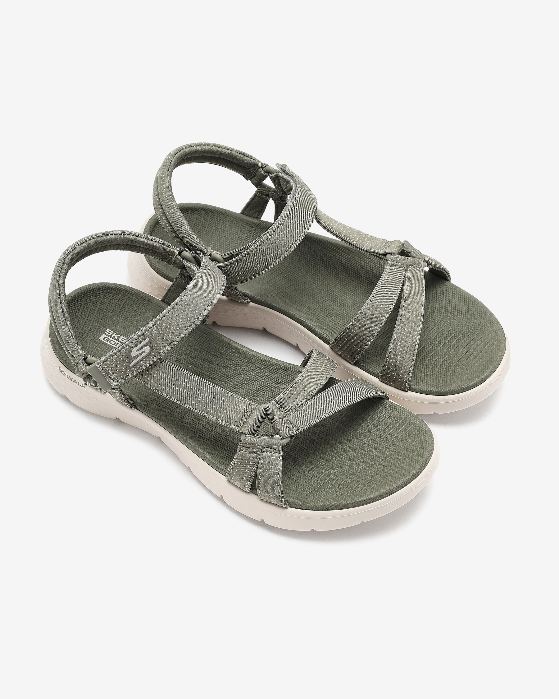 Skechers Go Walk Flex Sandal - Sublime 141451 OLV Kadın Haki Sandalet