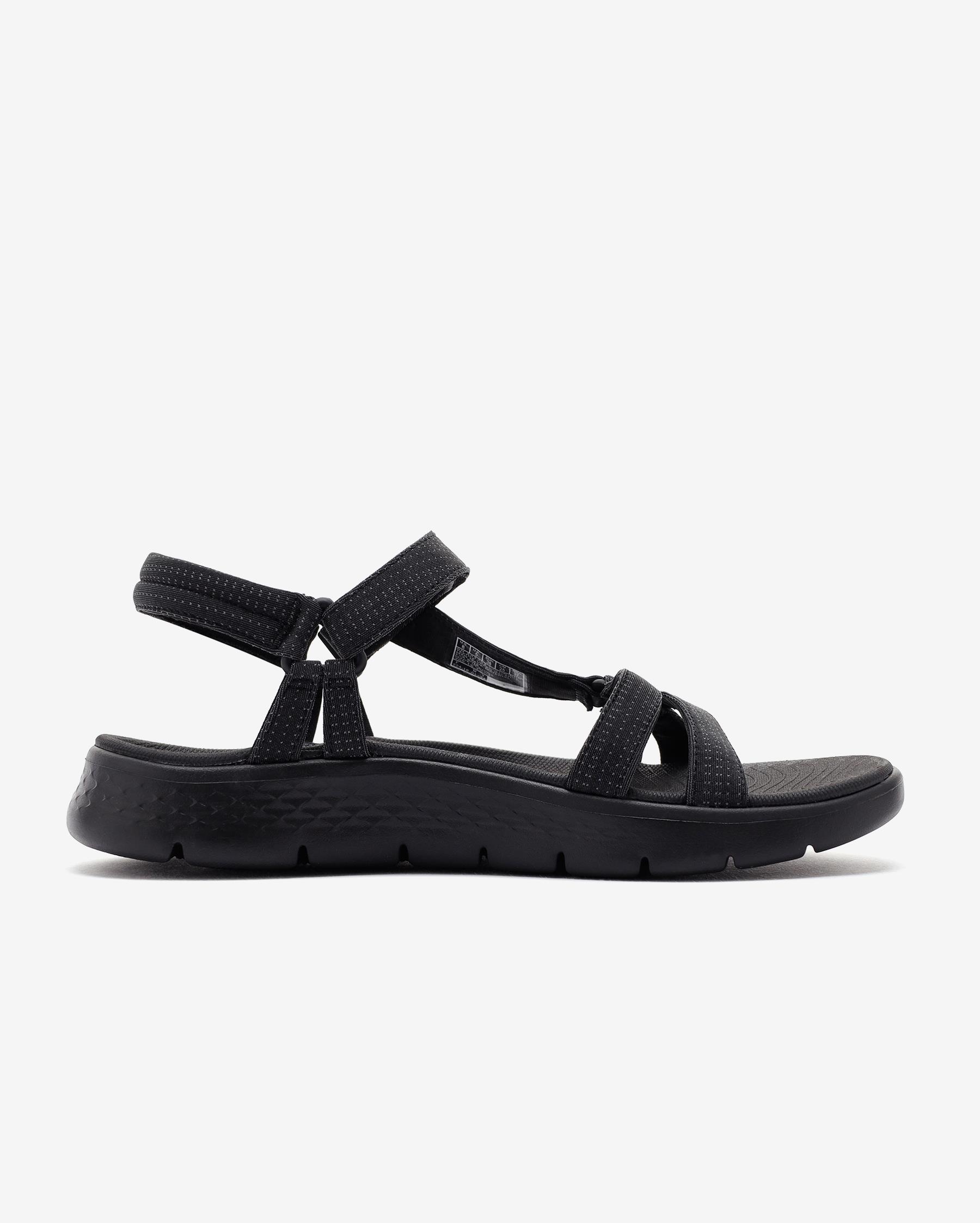 Skechers Go Walk Flex Sandal - Sublime 141451 BBK Kadın Siyah Sandalet