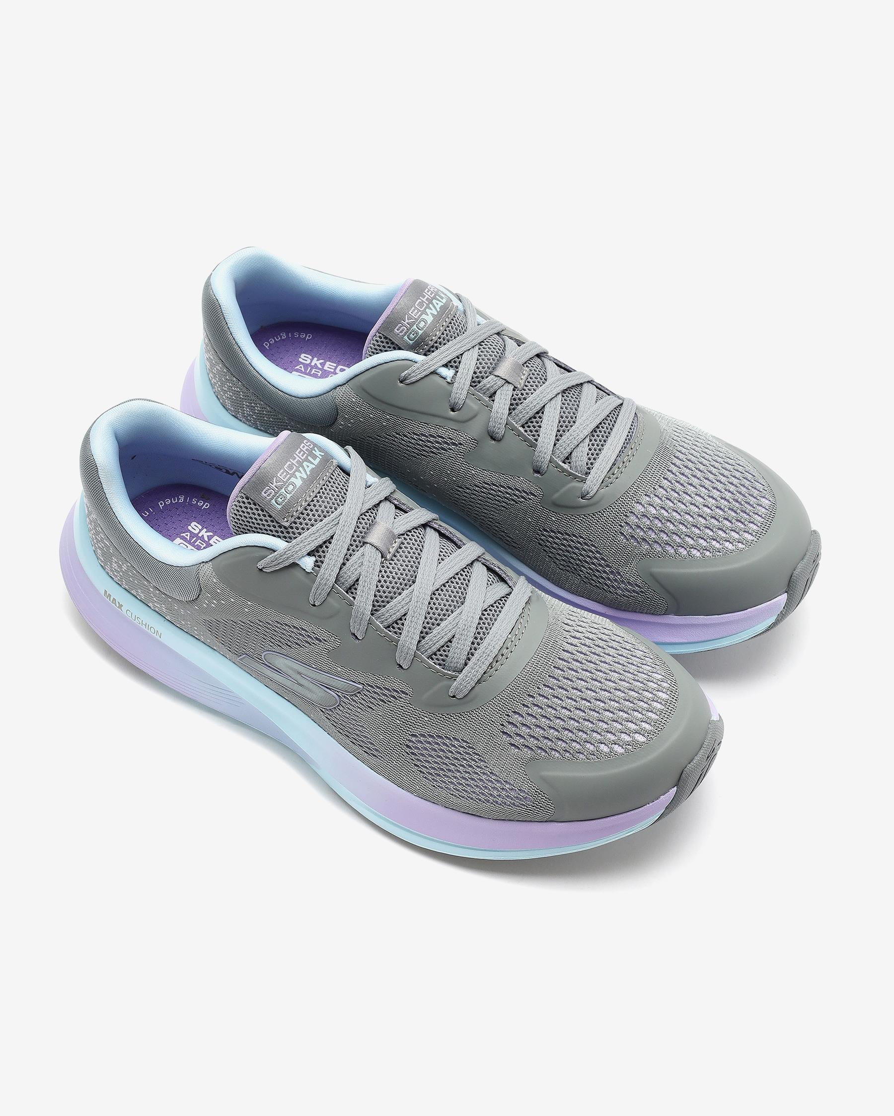 Skechers Go Walk Max Walker - Vea 125053 GYAQ Kadın Gri Yürüyüş Ayakkabısı