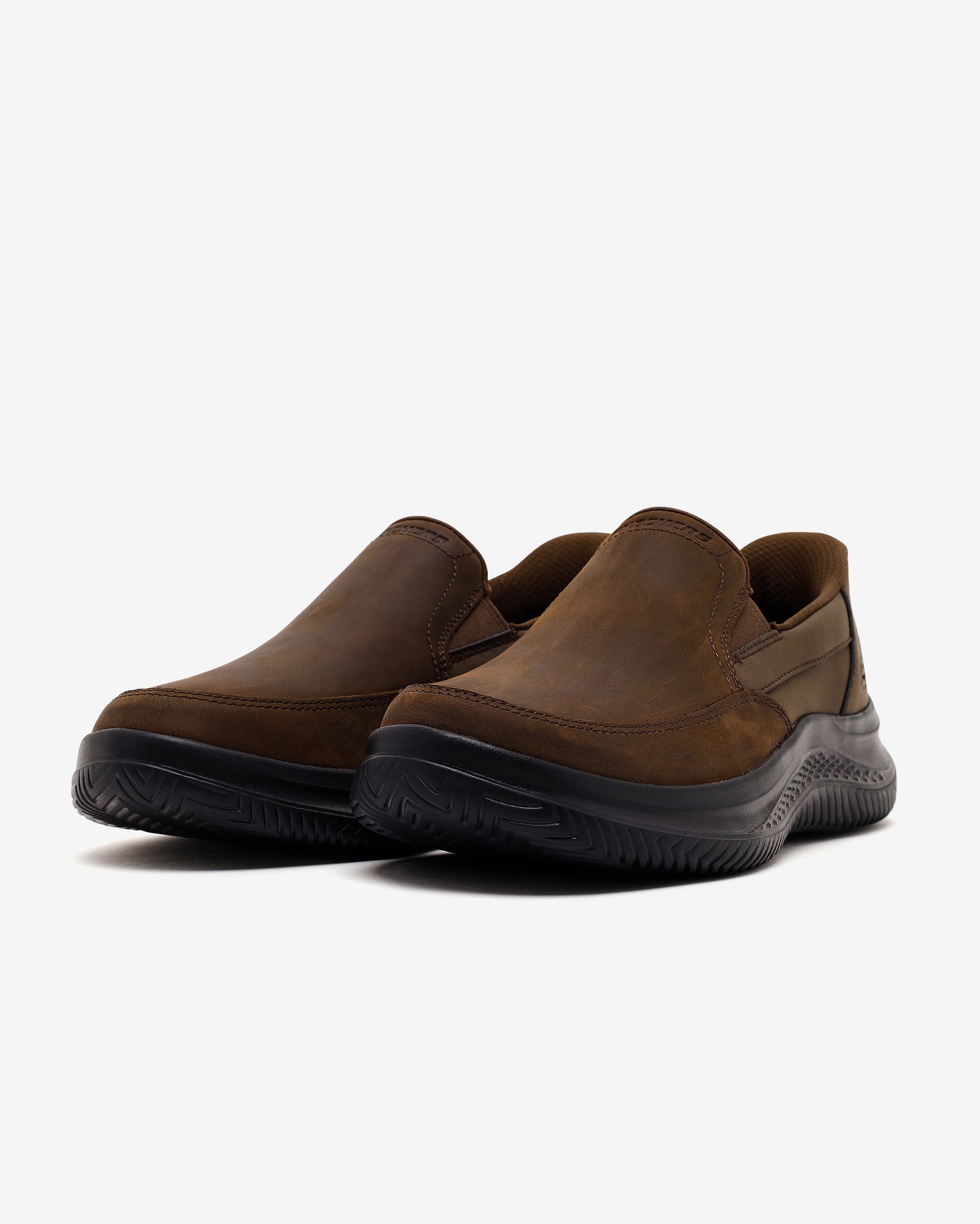 Skechers Hasting - Graham 205732 COC Erkek Kahverengi Günlük Ayakkabı