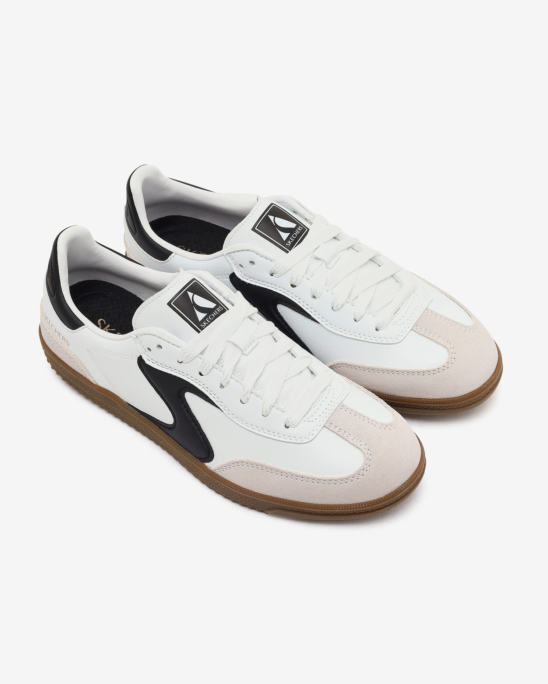 Skechers Hotshot 185410 WBK Kadın Beyaz Sneakers