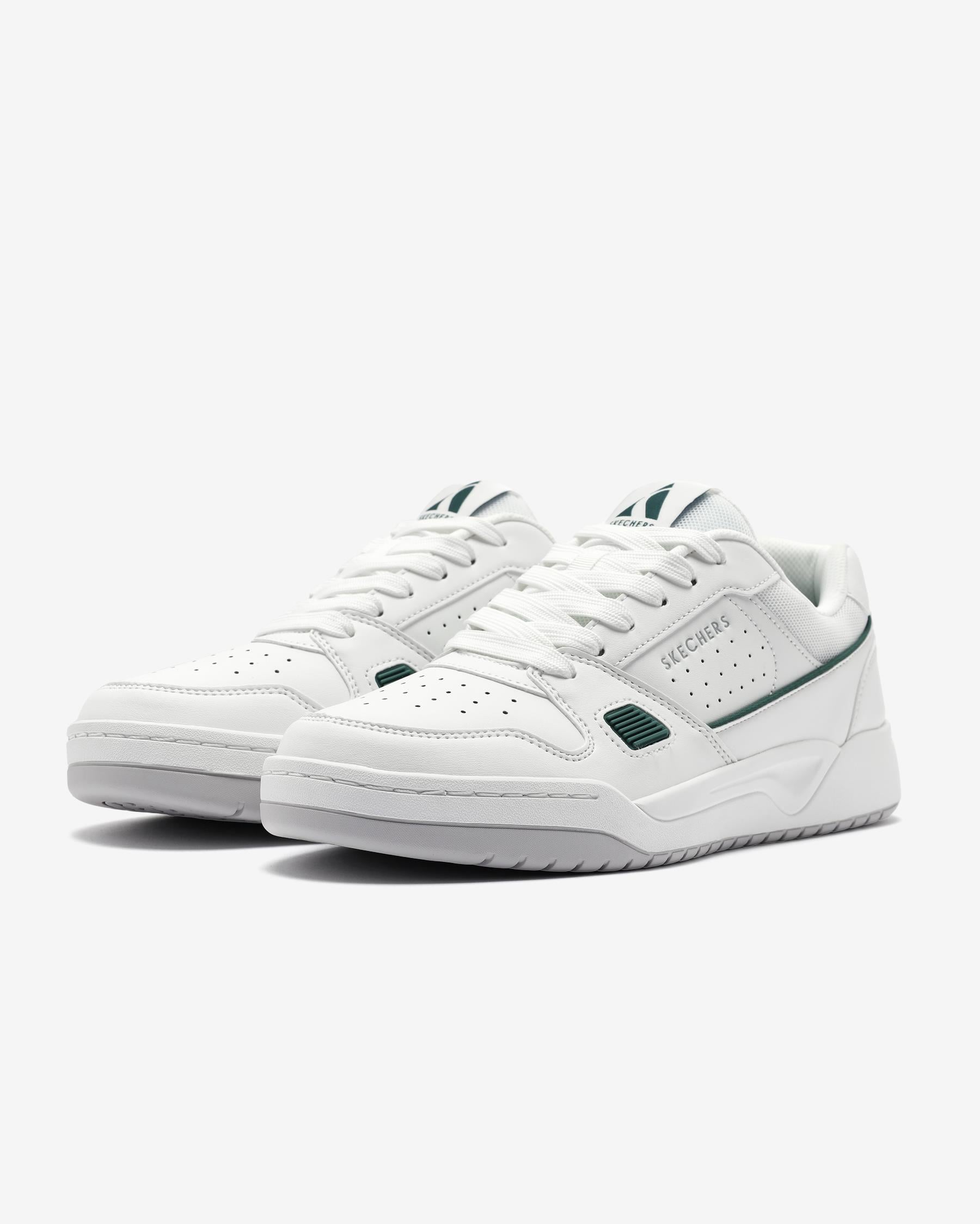 Skechers Koopa - Tiebreak Low 183250 WGR Erkek Beyaz Sneakers