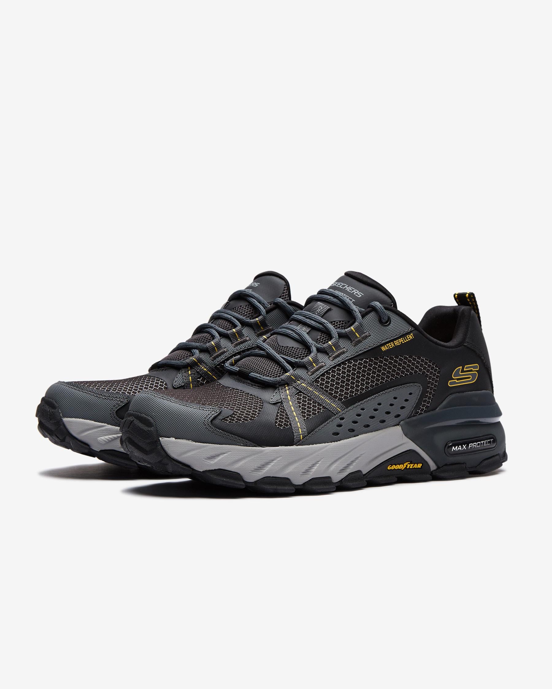 Skechers Max Protect 237303 BKCC Erkek Siyah Outdoor Ayakkabı