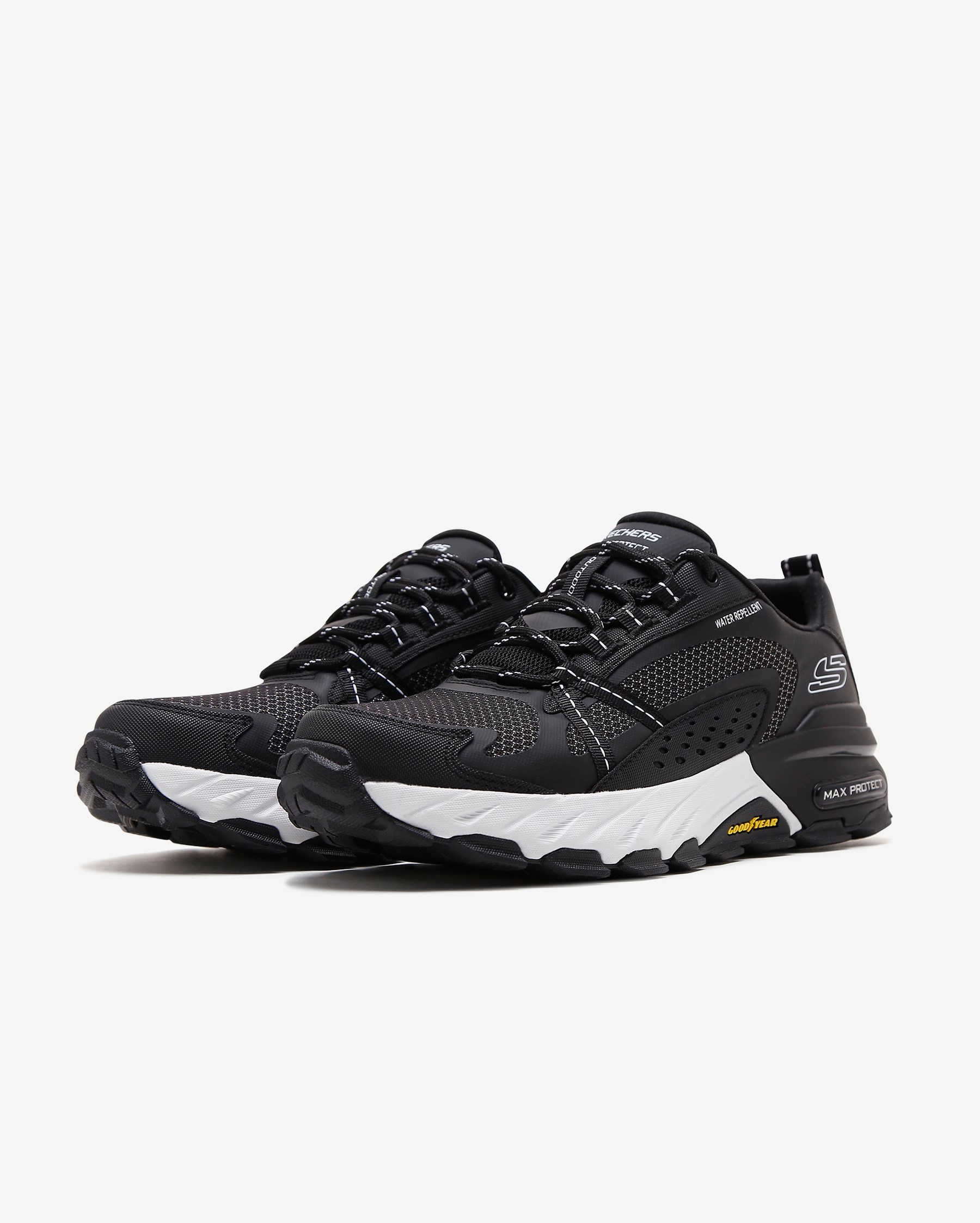 Skechers Max Protect 237303 BKW Erkek Siyah Outdoor Ayakkabı