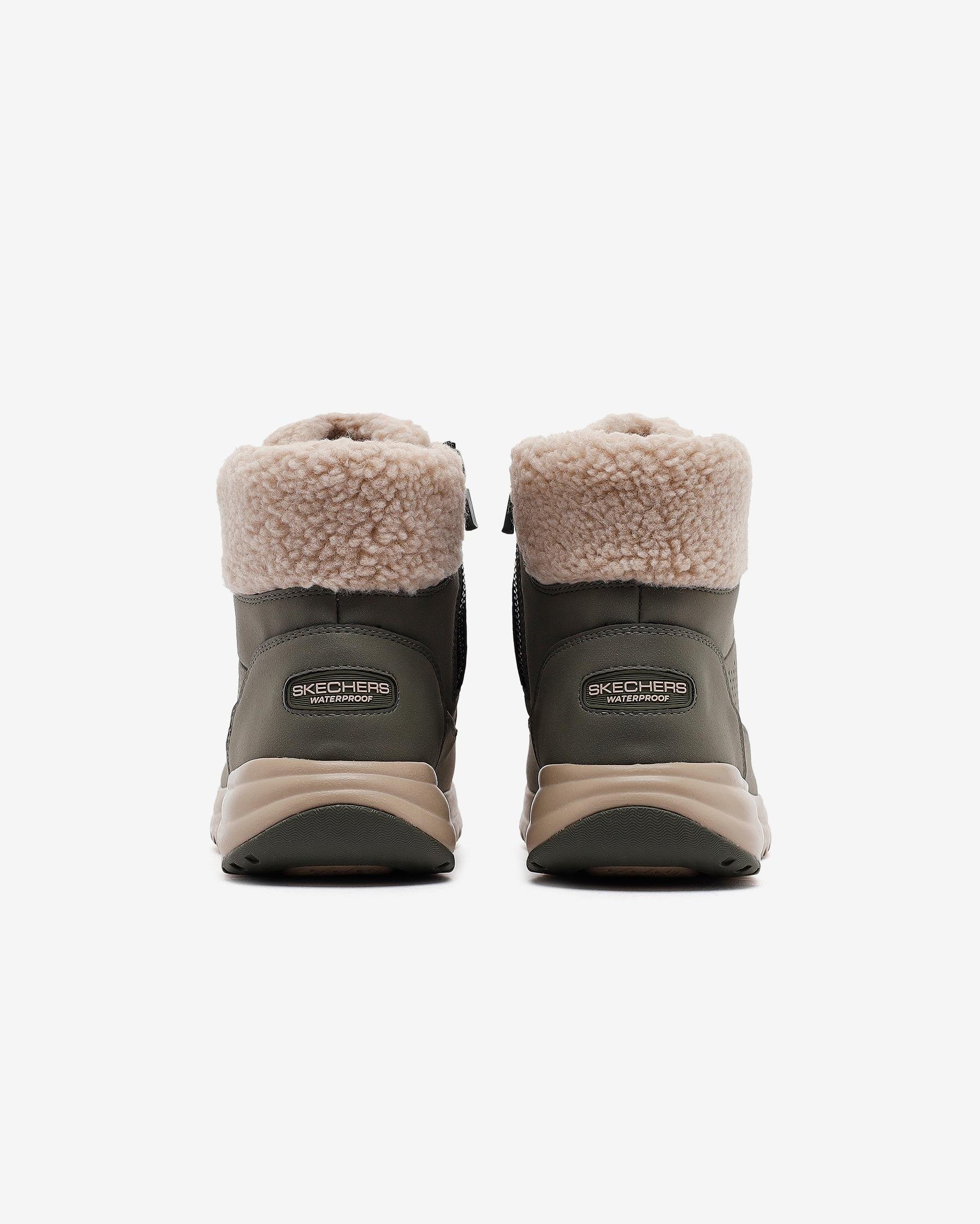 Skechers On-the-go Stellar Alpine Adventure 144756 OLV Kadın Haki Kar Botu