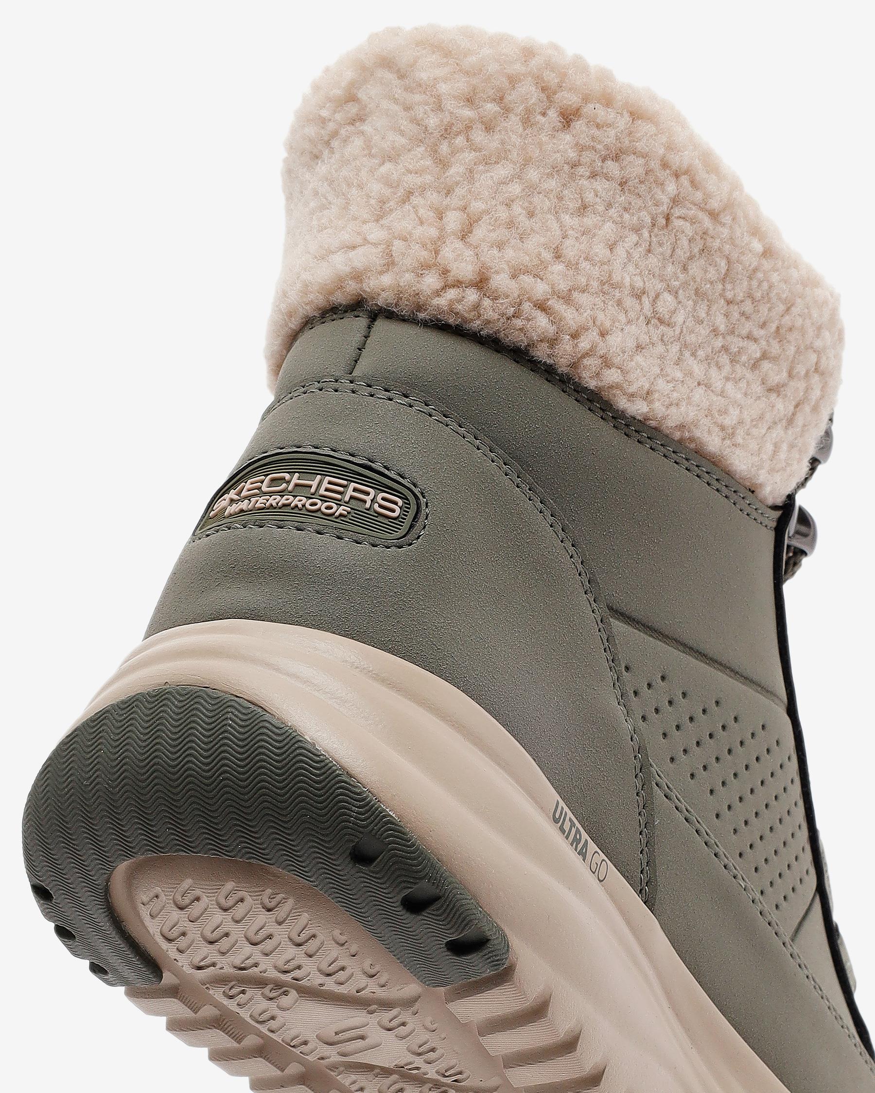 Skechers On-the-go Stellar Alpine Adventure 144756 OLV Kadın Haki Kar Botu