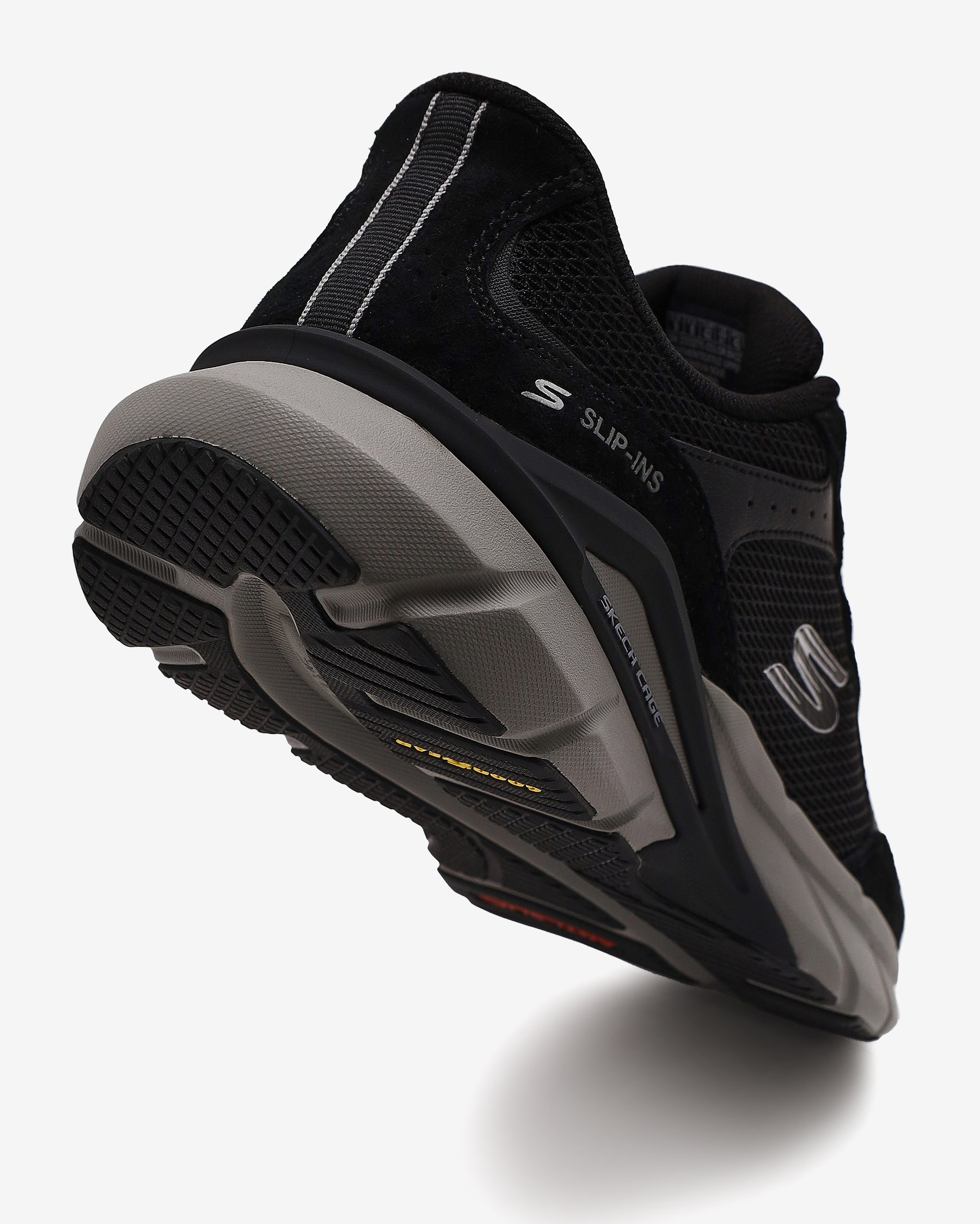 Skechers Skech Cage 233275 BKCC Erkek Siyah Spor Ayakkabı