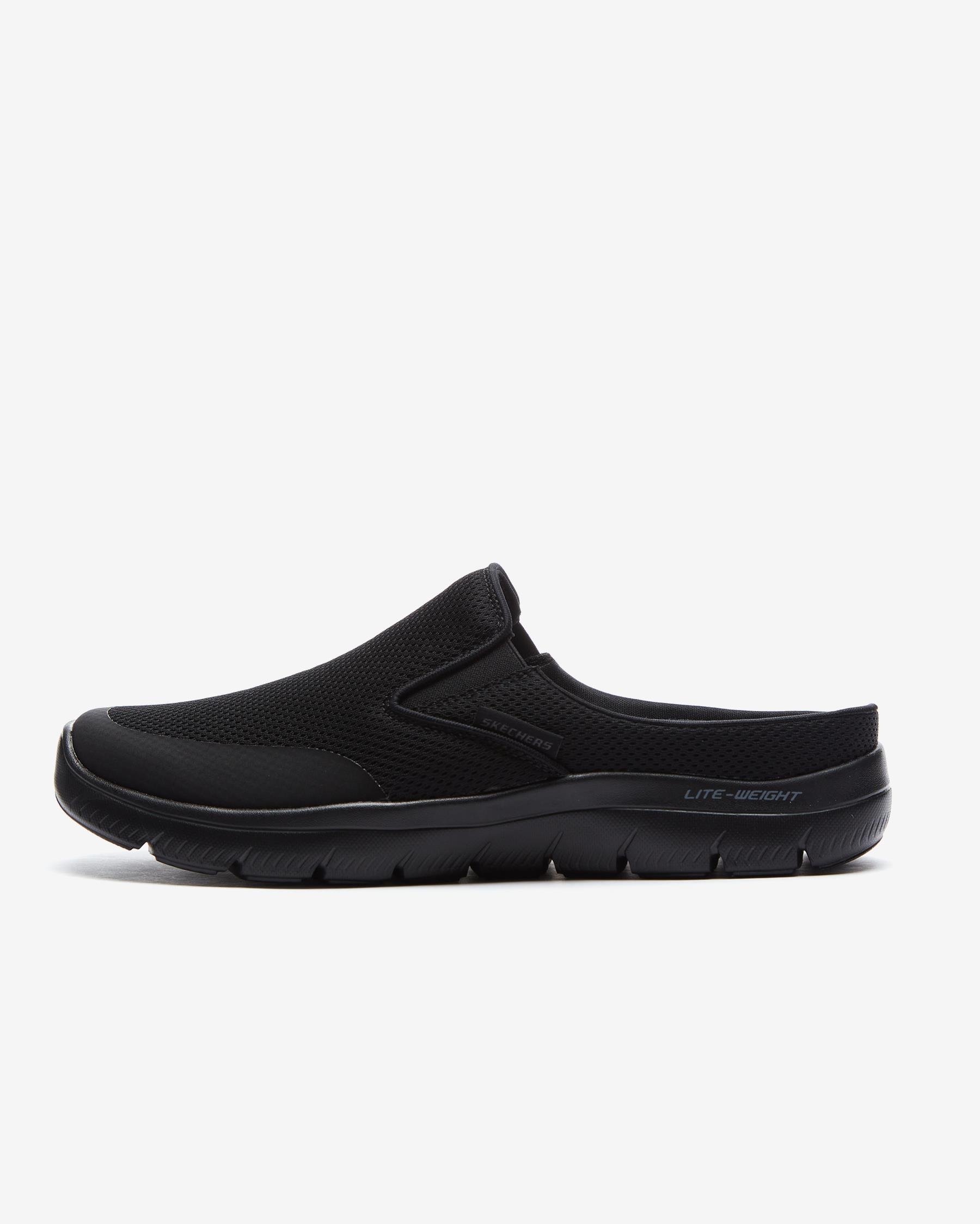 Skechers Summits 232296TK BBK Erkek Siyah Arkası Açık Spor Ayakkabı