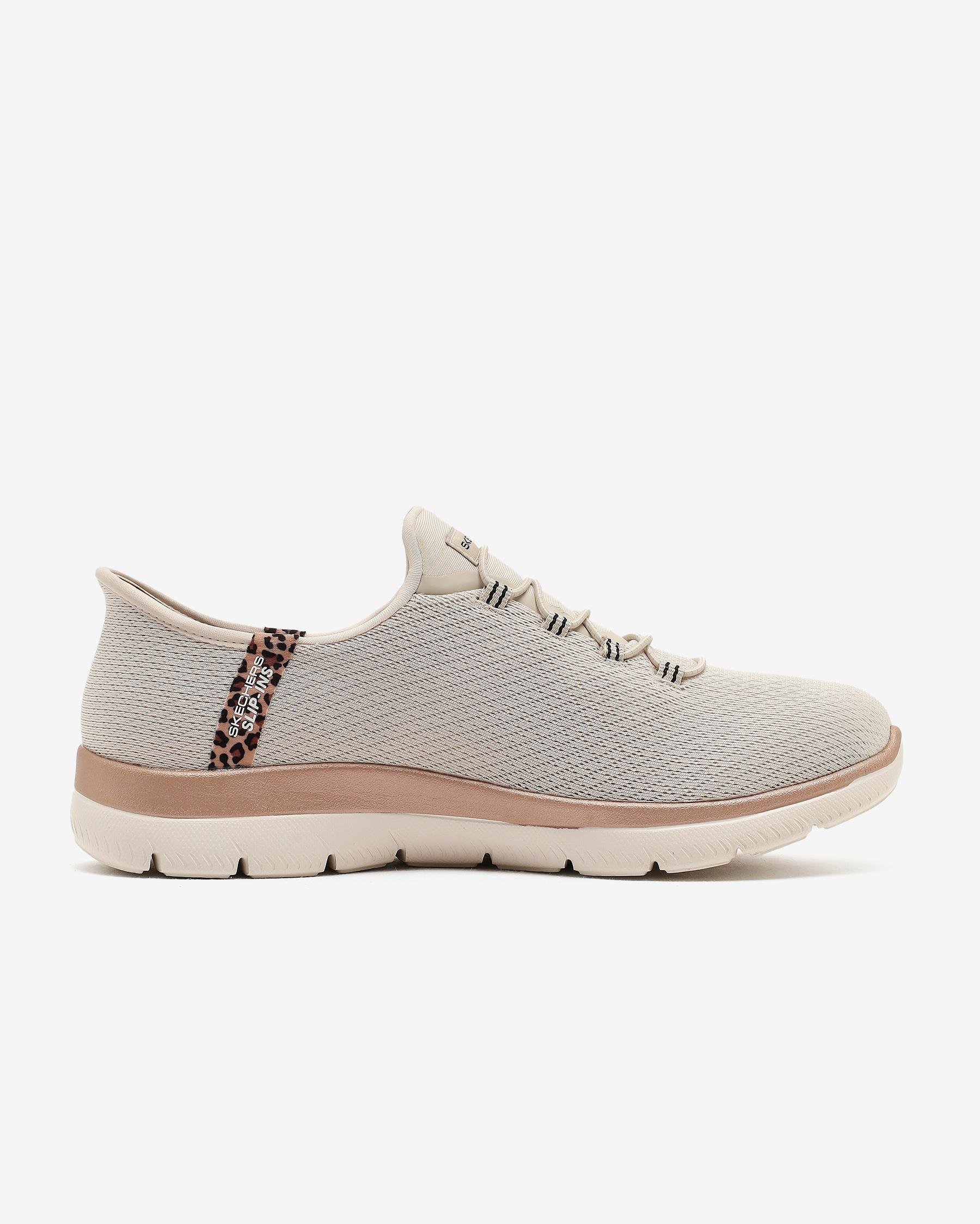 Skechers Summits Leopard Chic 150275TK NTMT Kadın Bej Spor Ayakkabı