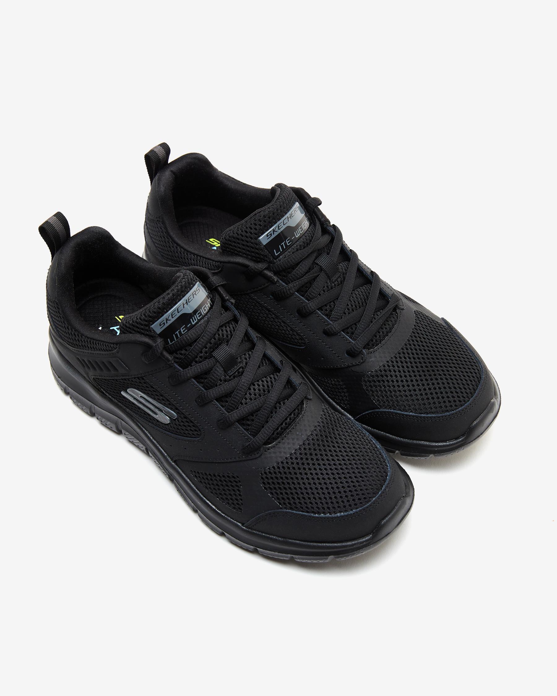 Skechers Track 232398TK BBK Erkek Siyah Spor Ayakkabı