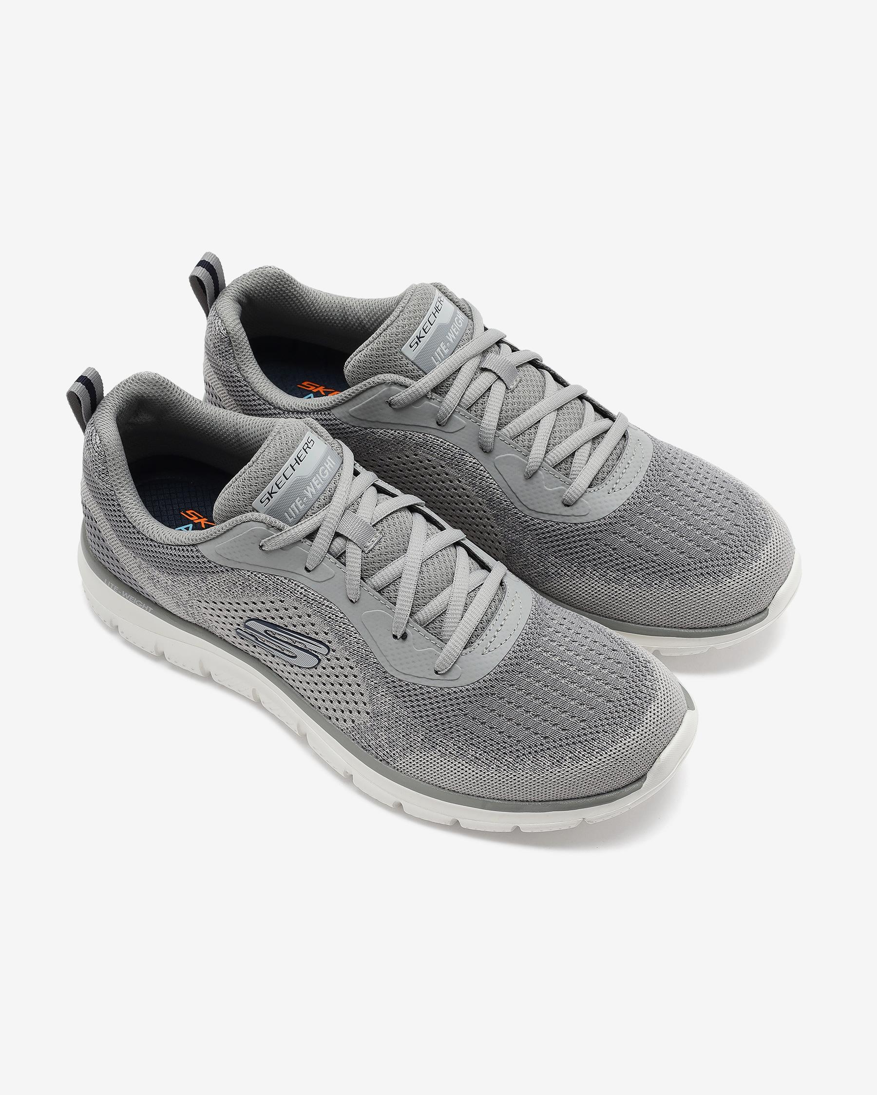 Skechers Track-glendor 232699TK GRY Erkek Gri Spor Ayakkabı