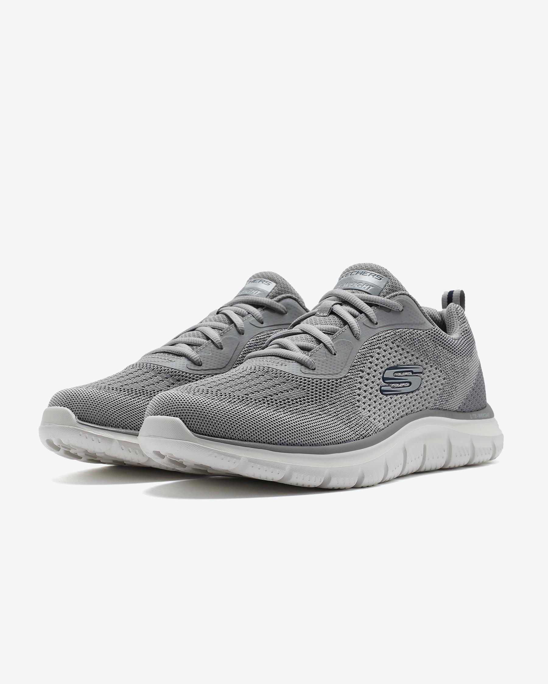 Skechers Track-glendor 232699TK GRY Erkek Gri Spor Ayakkabı