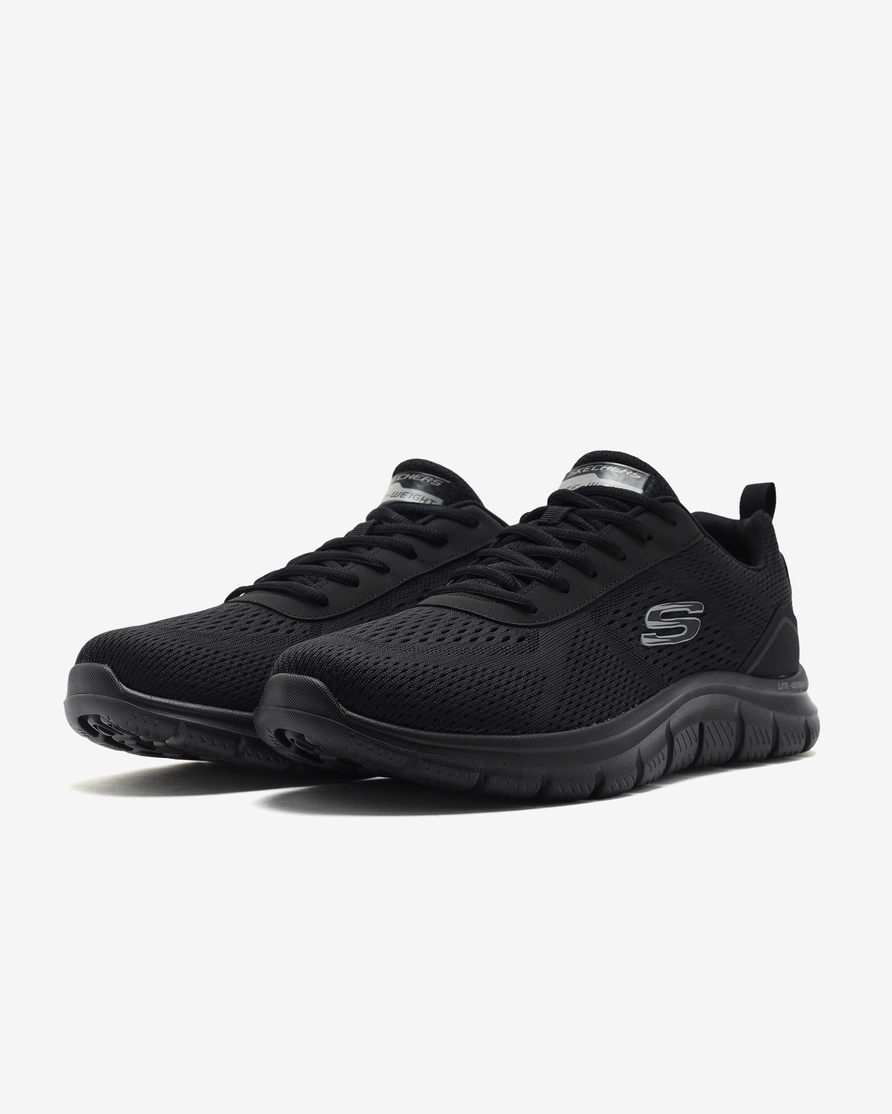 Skechers Track-Leshur 232758TK BBK Erkek Siyah Spor Ayakkabı