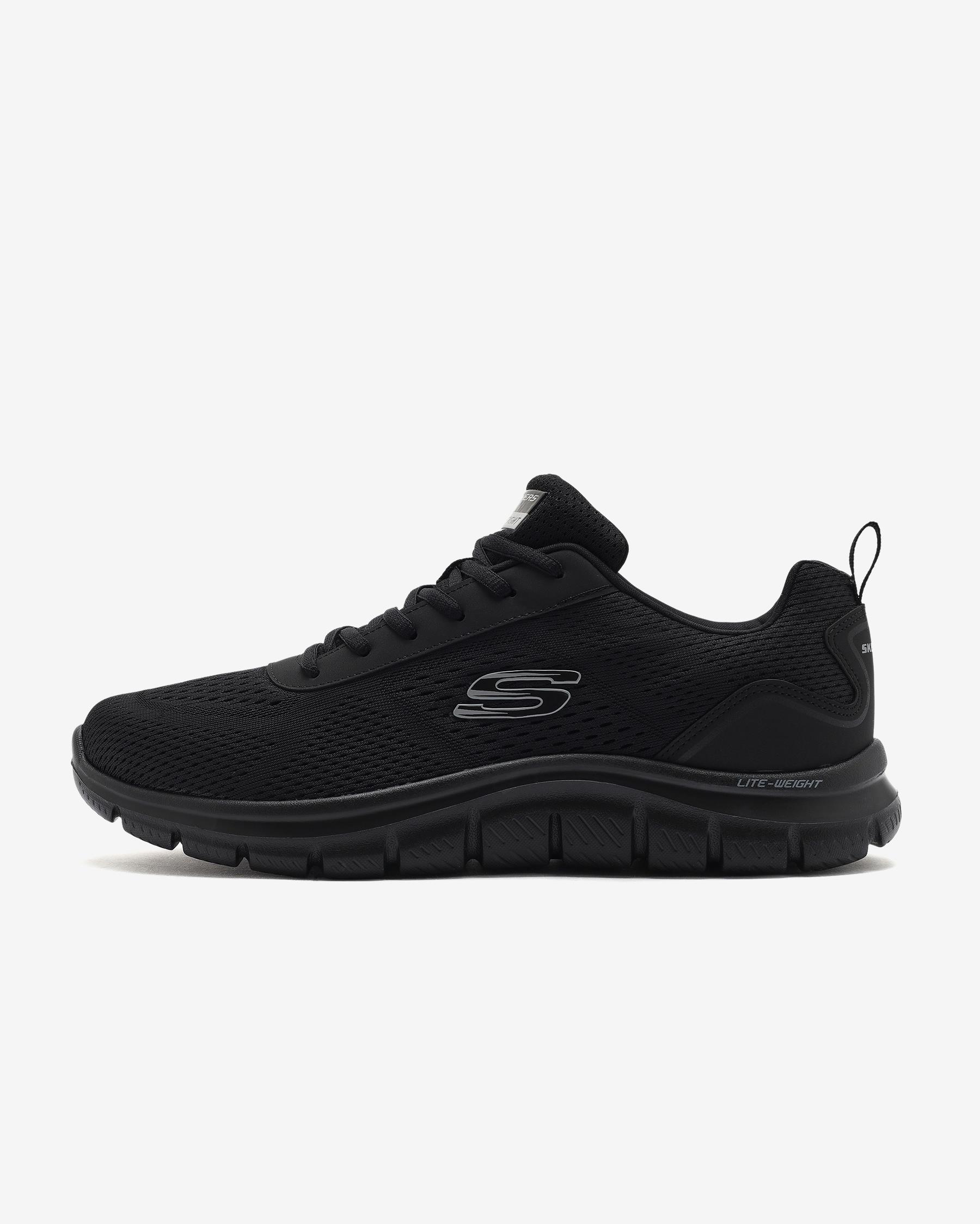 Skechers Track-Leshur 232758TK BBK Erkek Siyah Spor Ayakkabı