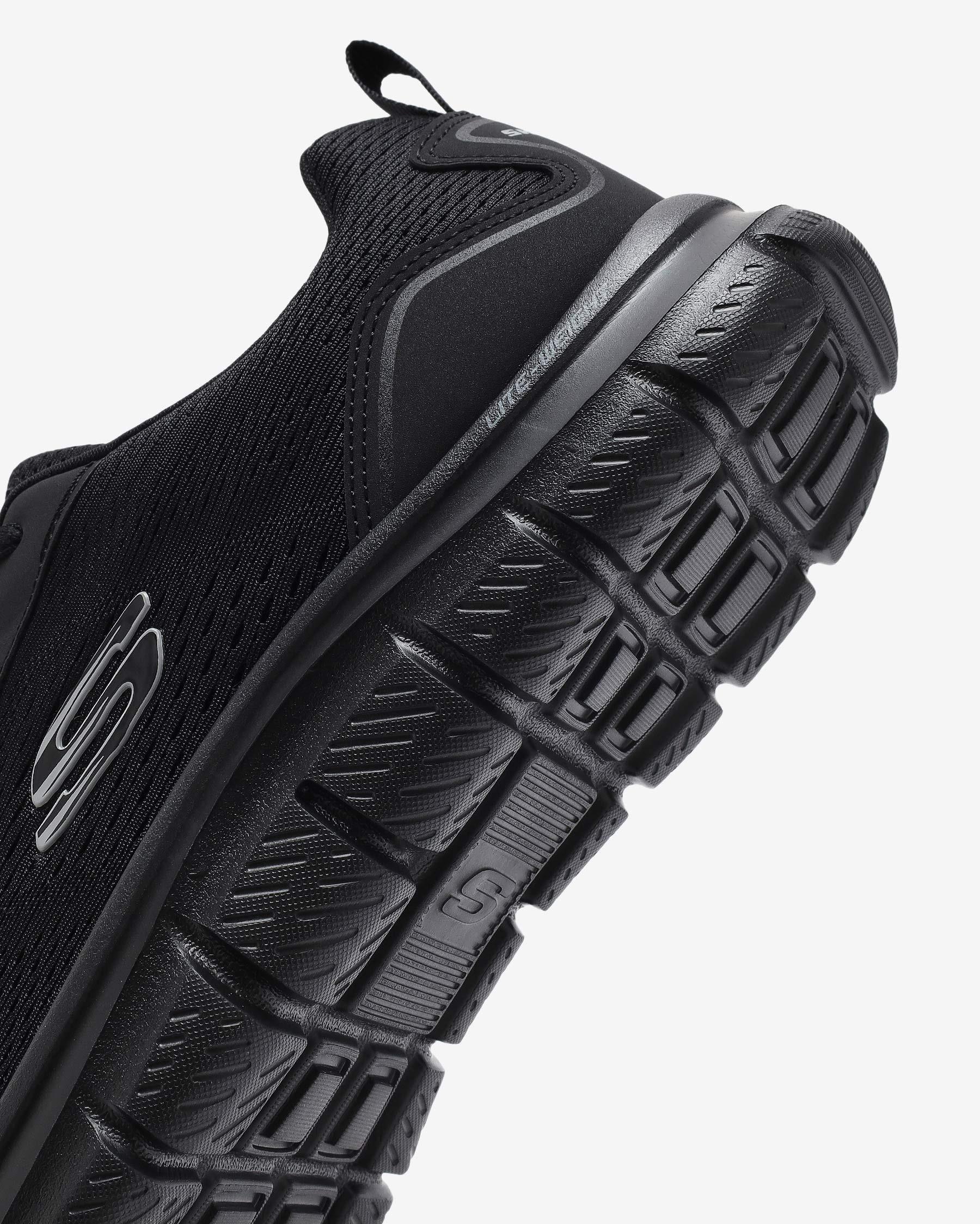 Skechers Track-Leshur 232758TK BBK Erkek Siyah Spor Ayakkabı