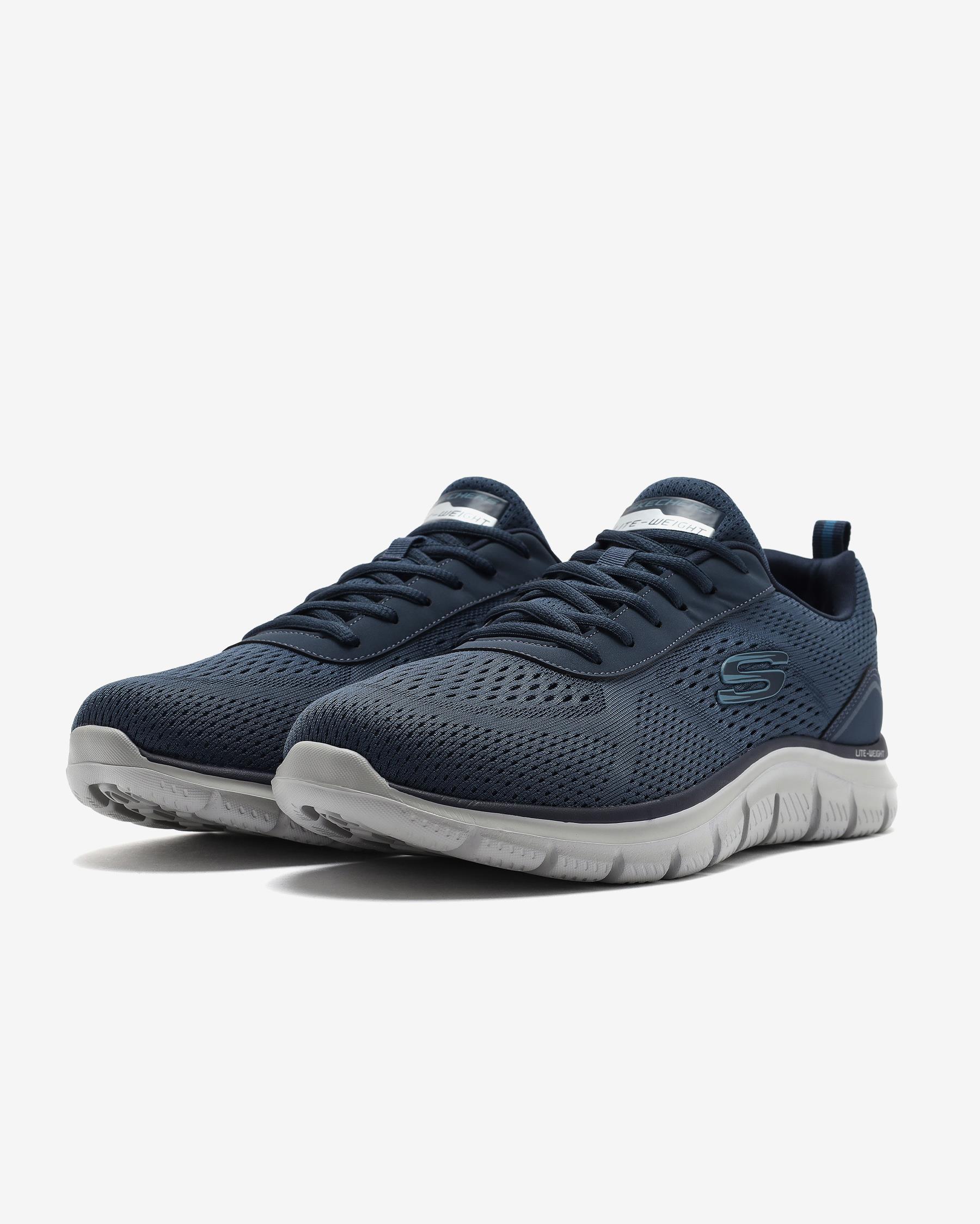 Skechers Track-leshur 232758TK BLU Erkek Mavi Spor Ayakkabı
