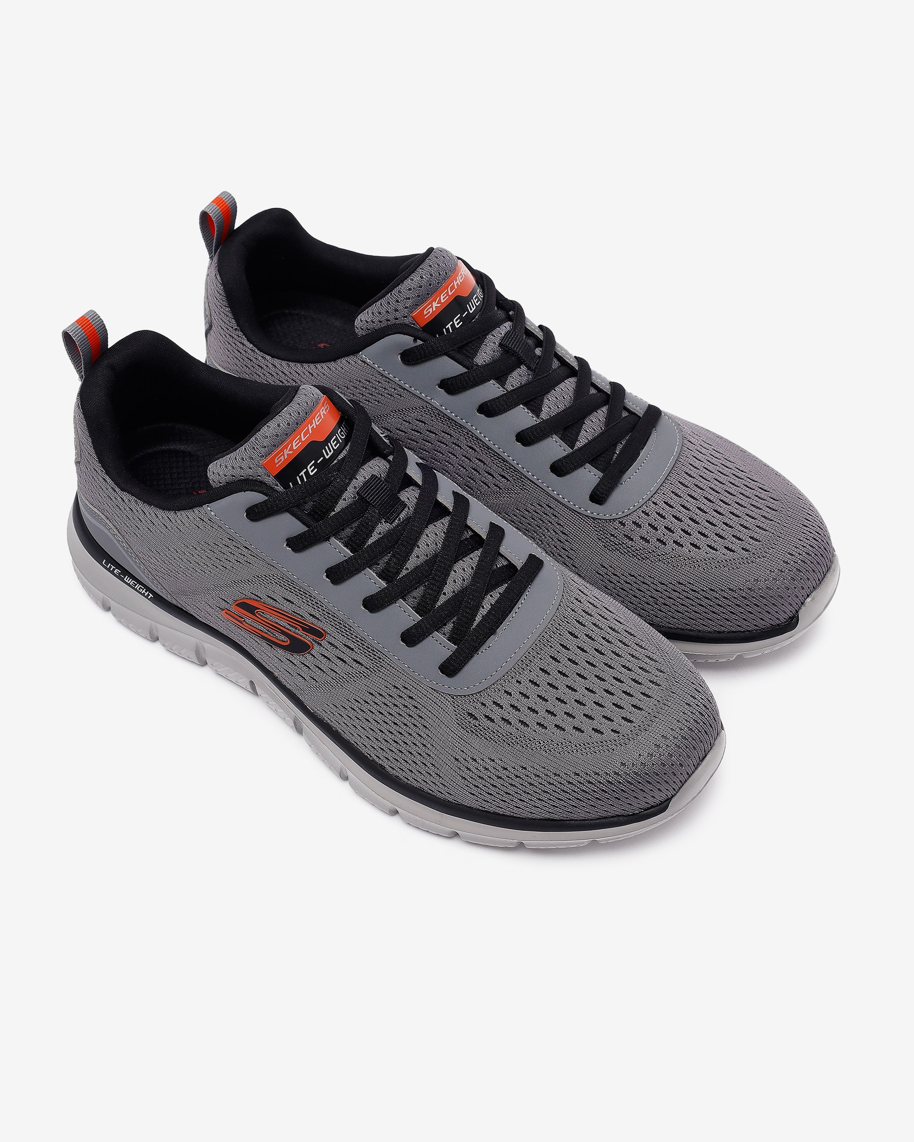 Skechers Track-Leshur 232758TK CCOR Erkek Gri Spor Ayakkabı