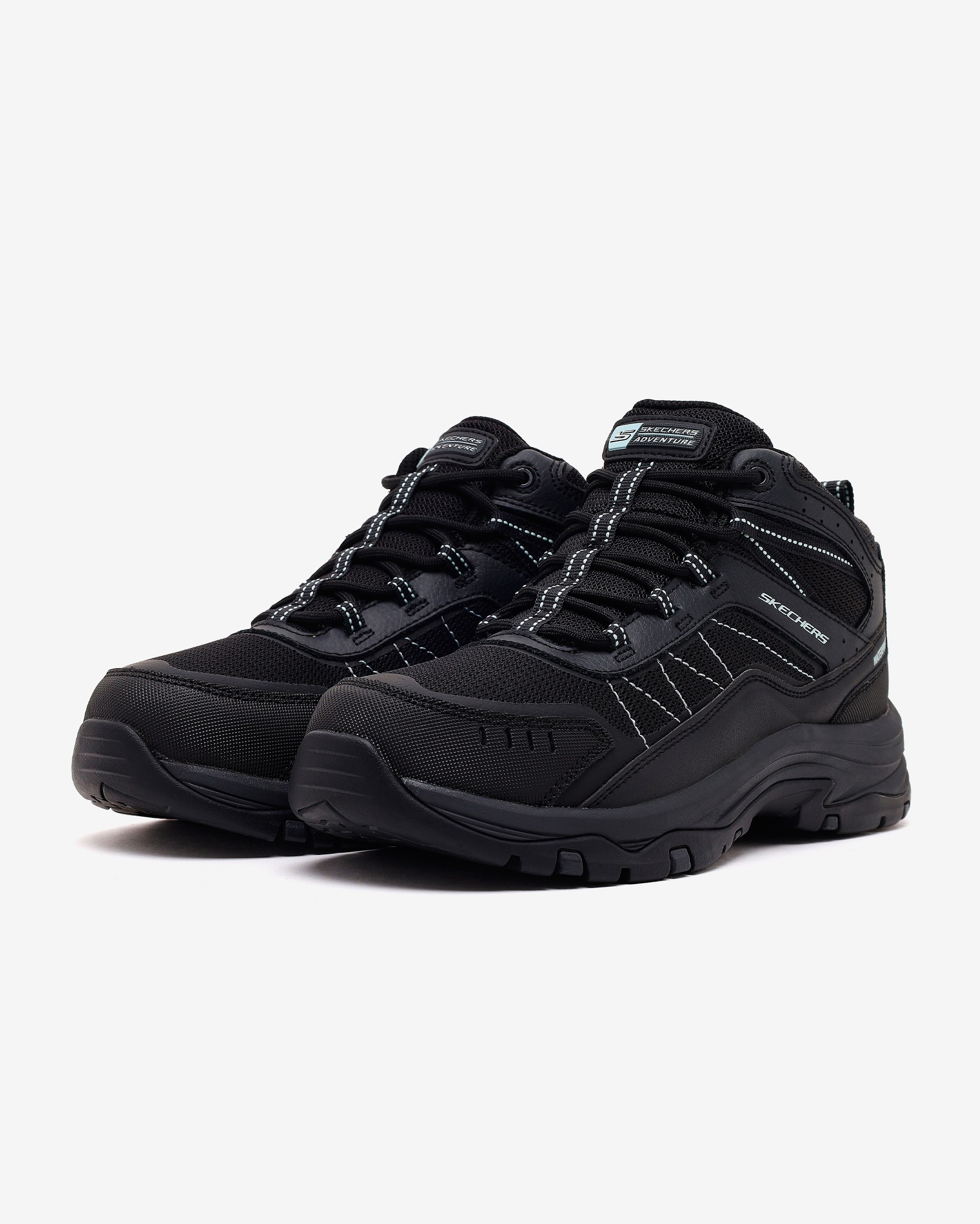 Skechers Trego - Ashaway 180336 BKCC Kadın Siyah Outdoor Bot