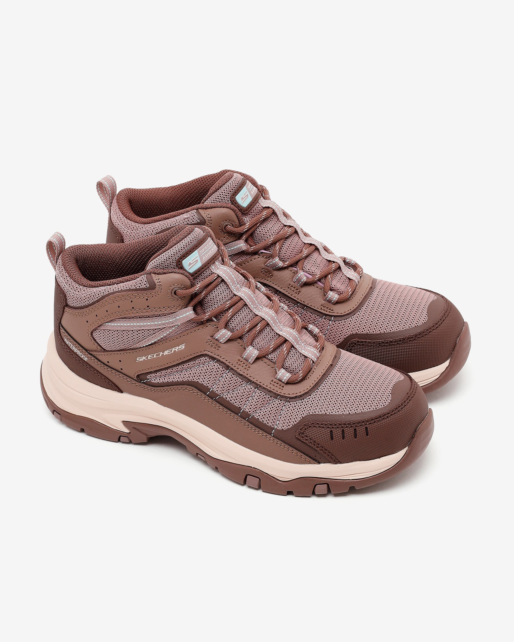 Skechers Trego - Ashaway 180336 DKMV Kadın Mor Outdoor Bot