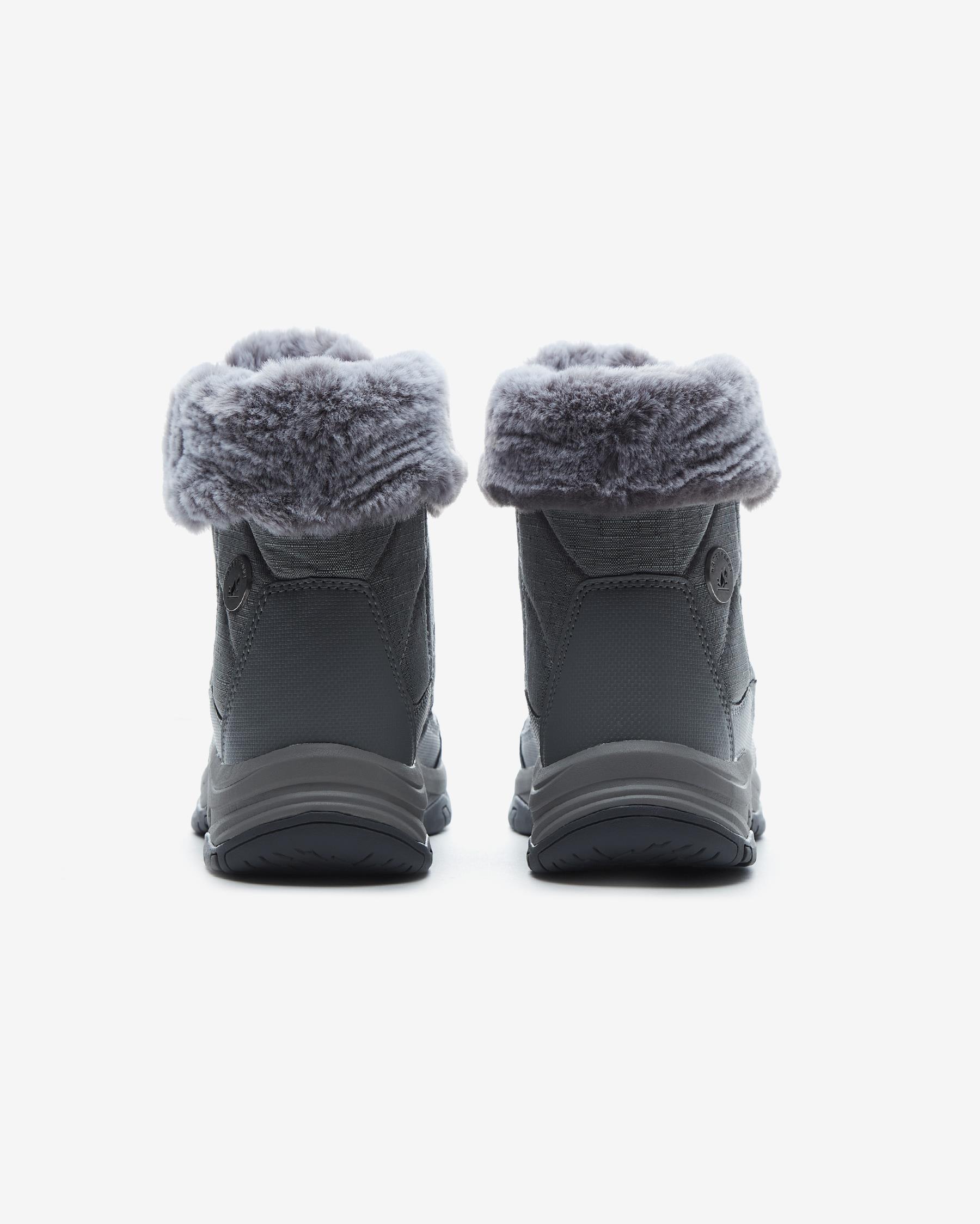 Skechers Trego - Winter Feelings 167431 GRY Kadın Gri Bot