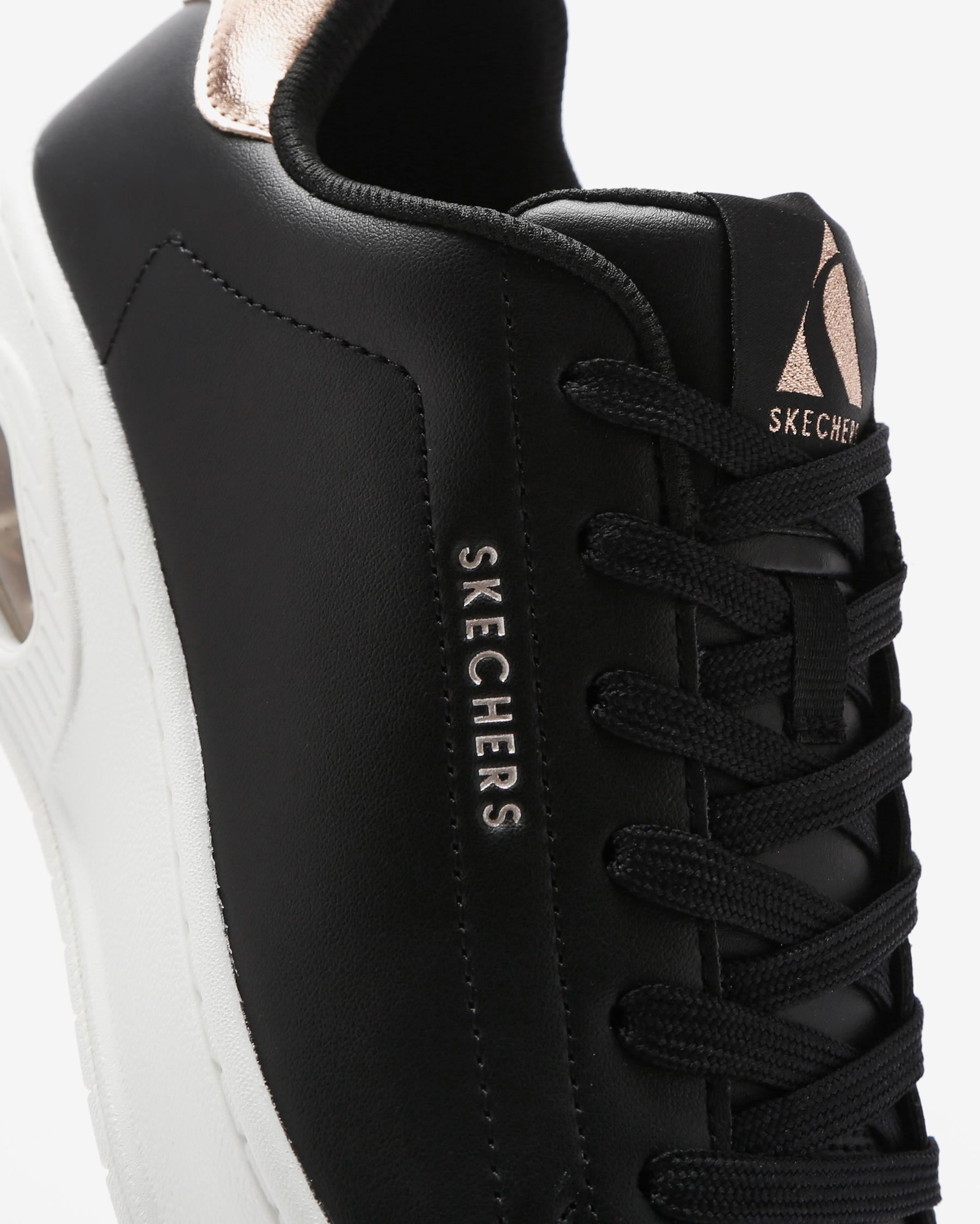 Skechers Uno Court - Courted Air 177700 BLK Kadın Siyah Sneakers