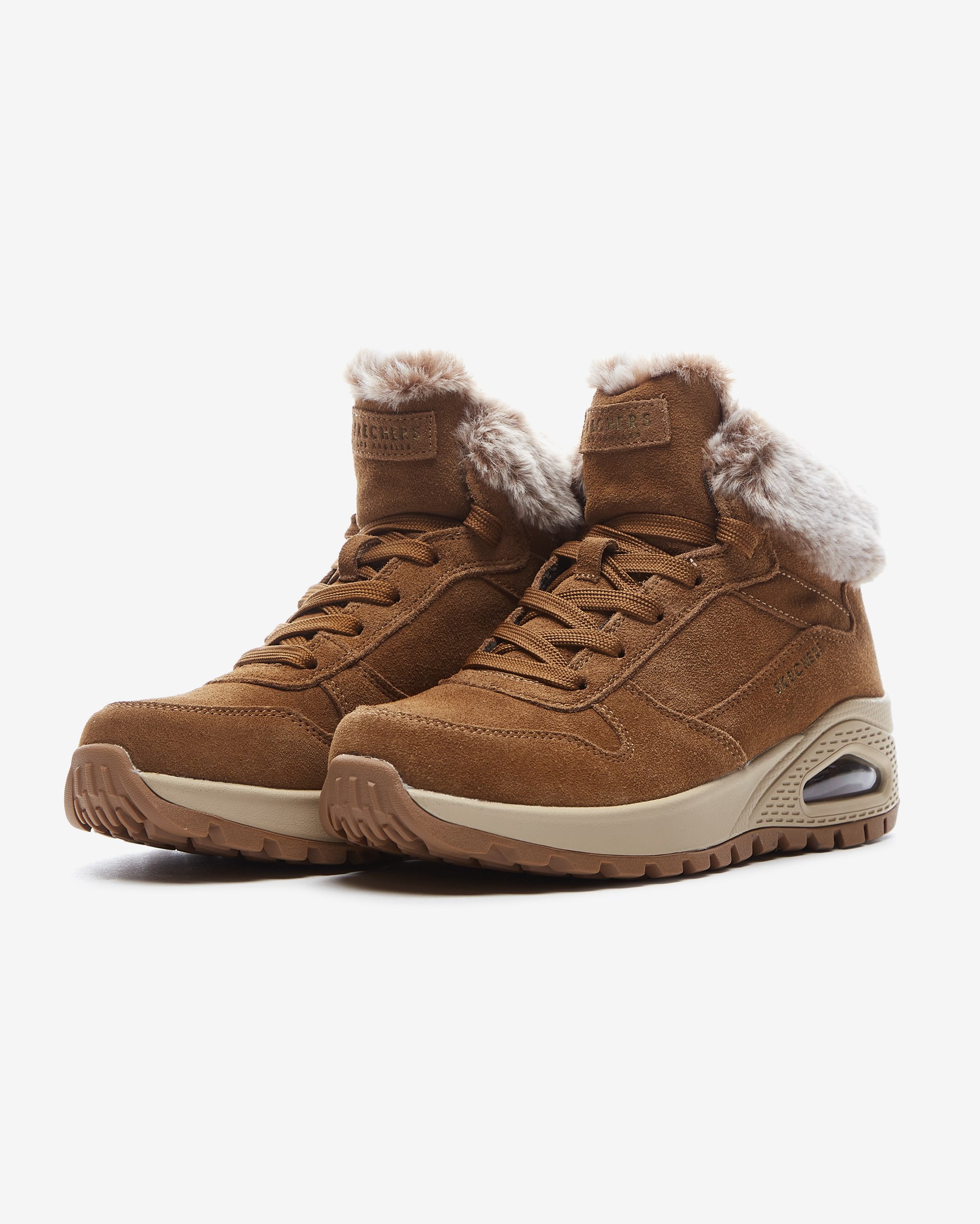 Skechers Uno Rugged 167433 CSNT Kadın Kahverengi Sneakers