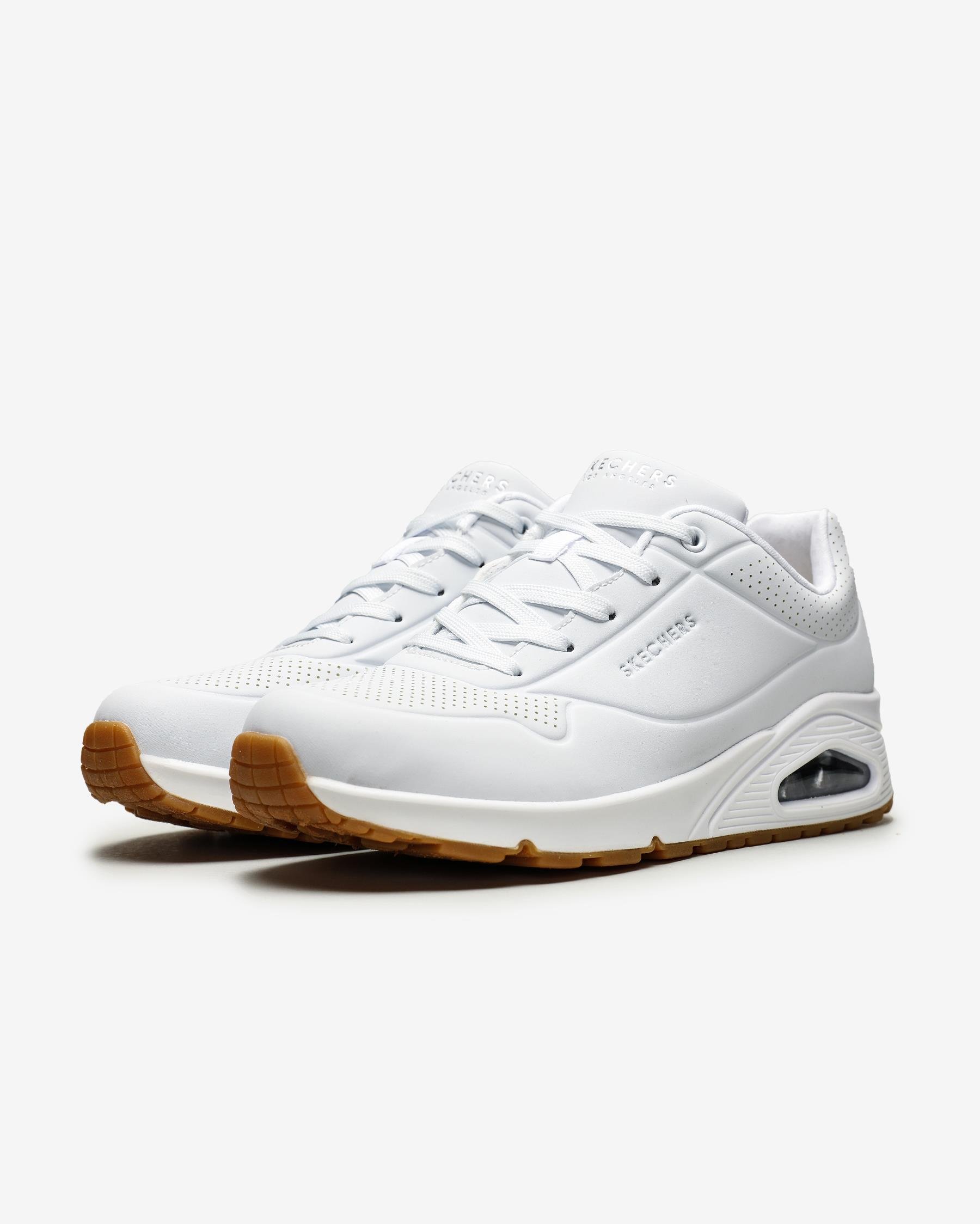 Skechers Uno - Stand On Air 73690 WHT Kadın Sneakers Ayakkabı