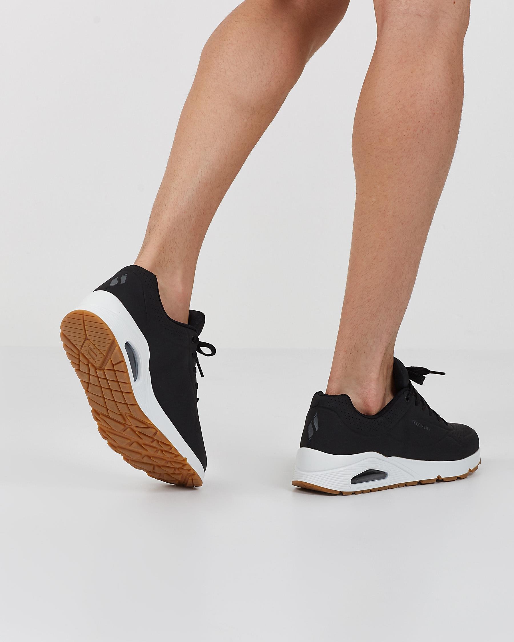 Uno - Stand On Air 52458 BLK Erkek Siyah Sneakers