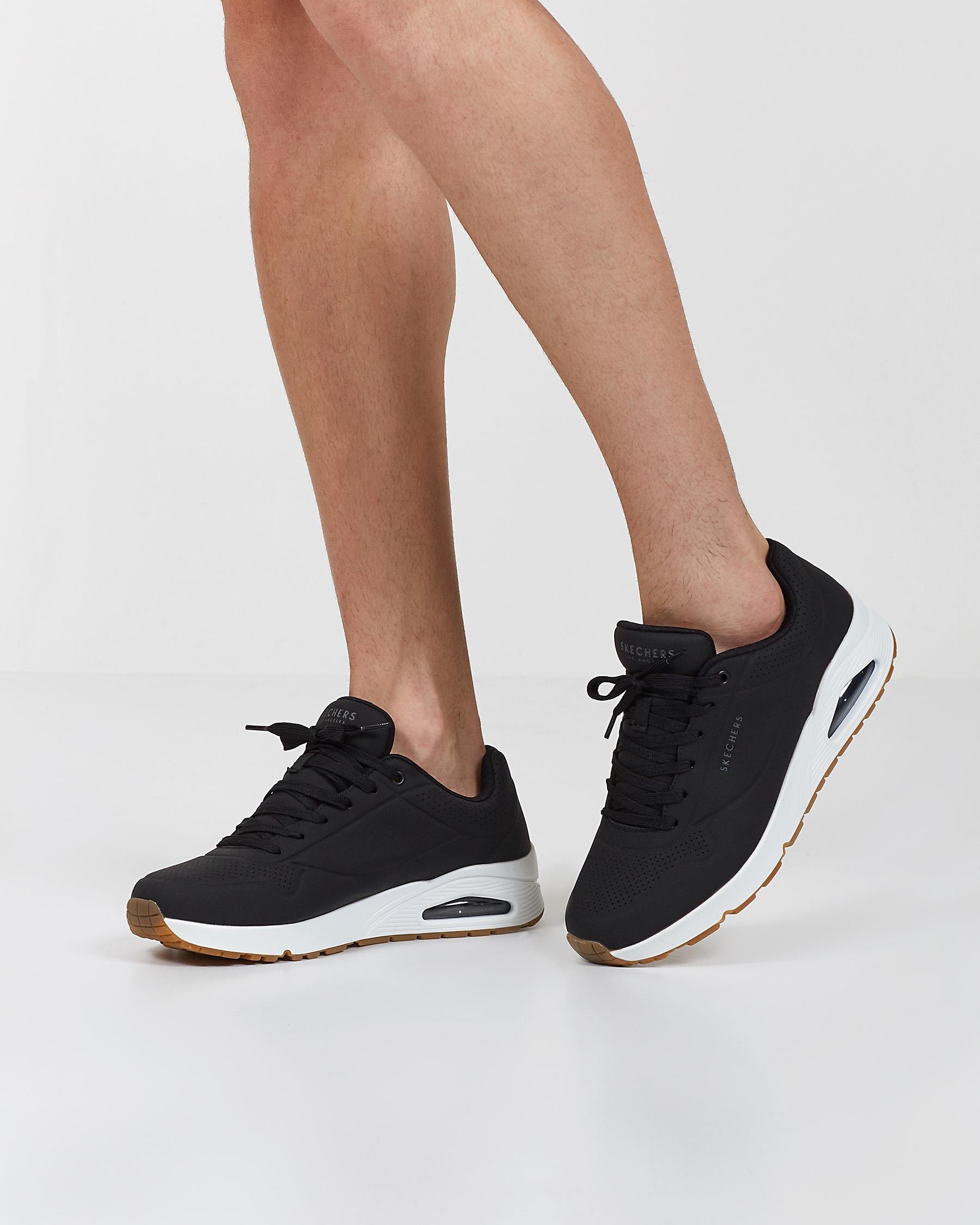 Uno - Stand On Air 52458 BLK Erkek Siyah Sneakers