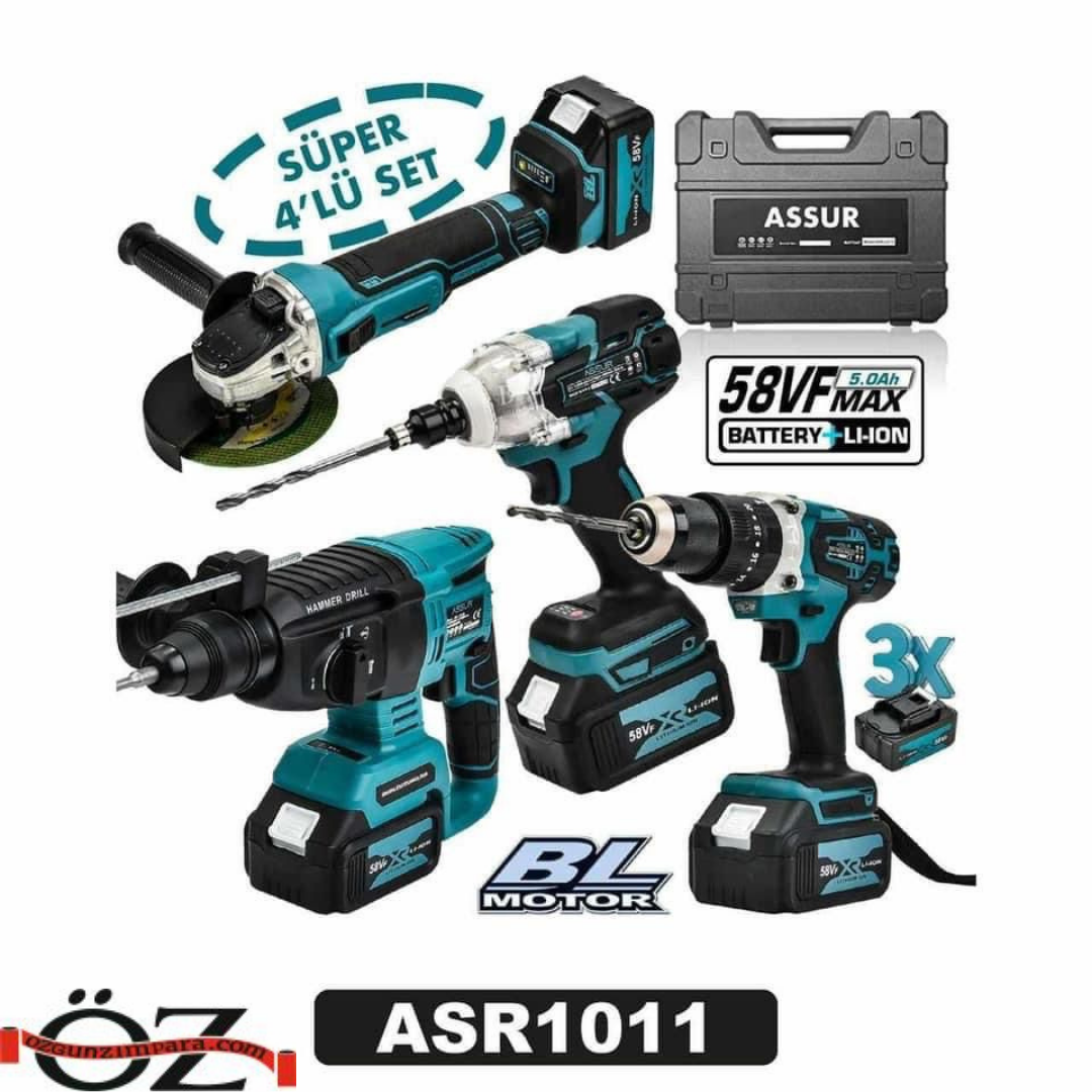 Assur Profesyonel 4'lü Set